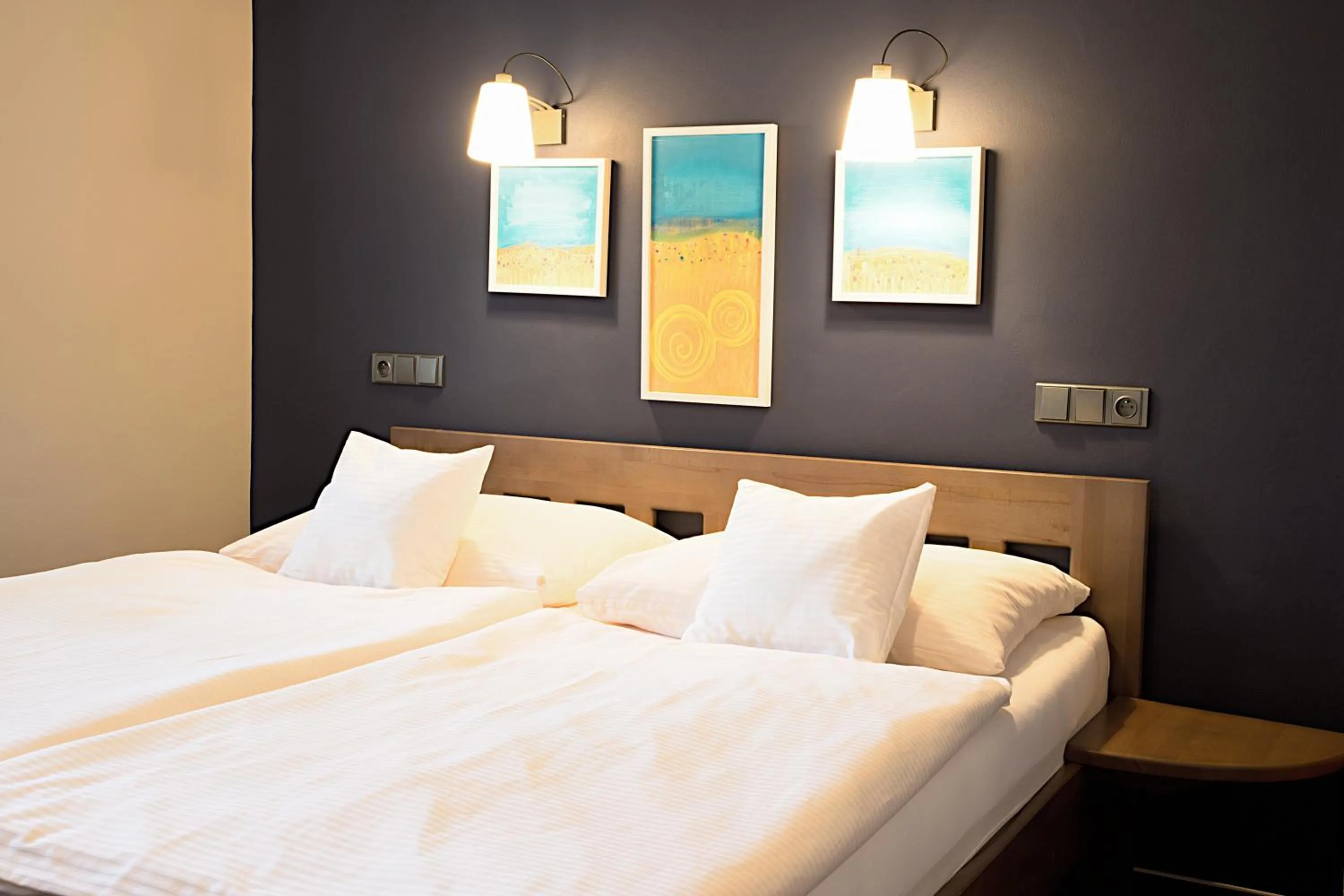 Bedroom, Bed in Apart Hotel Jablonec