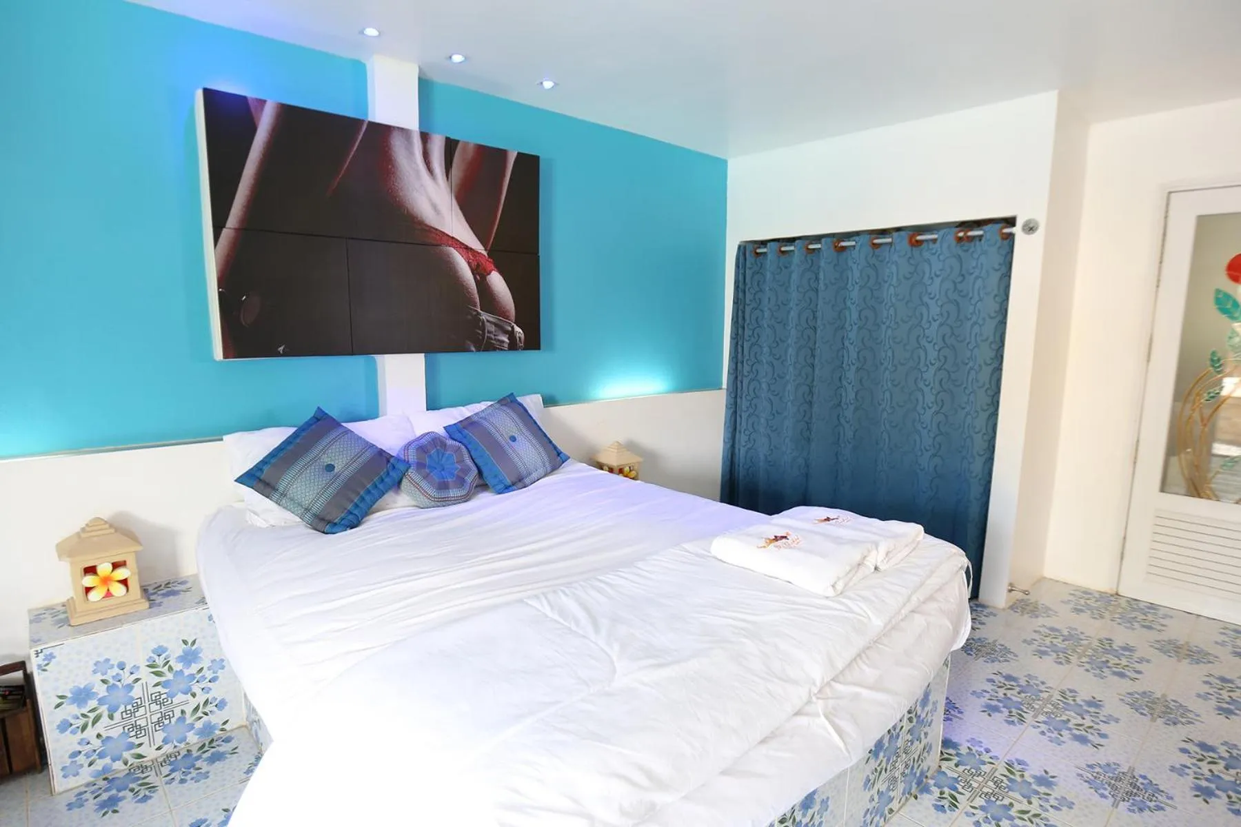 BBQ facilities, Bed in The Orchid Resort & Relax