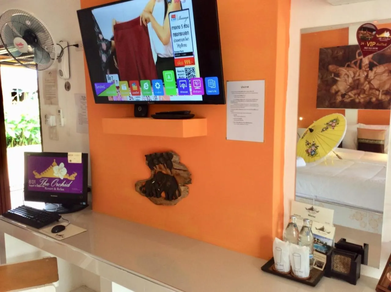 TV and multimedia in The Orchid Resort & Relax