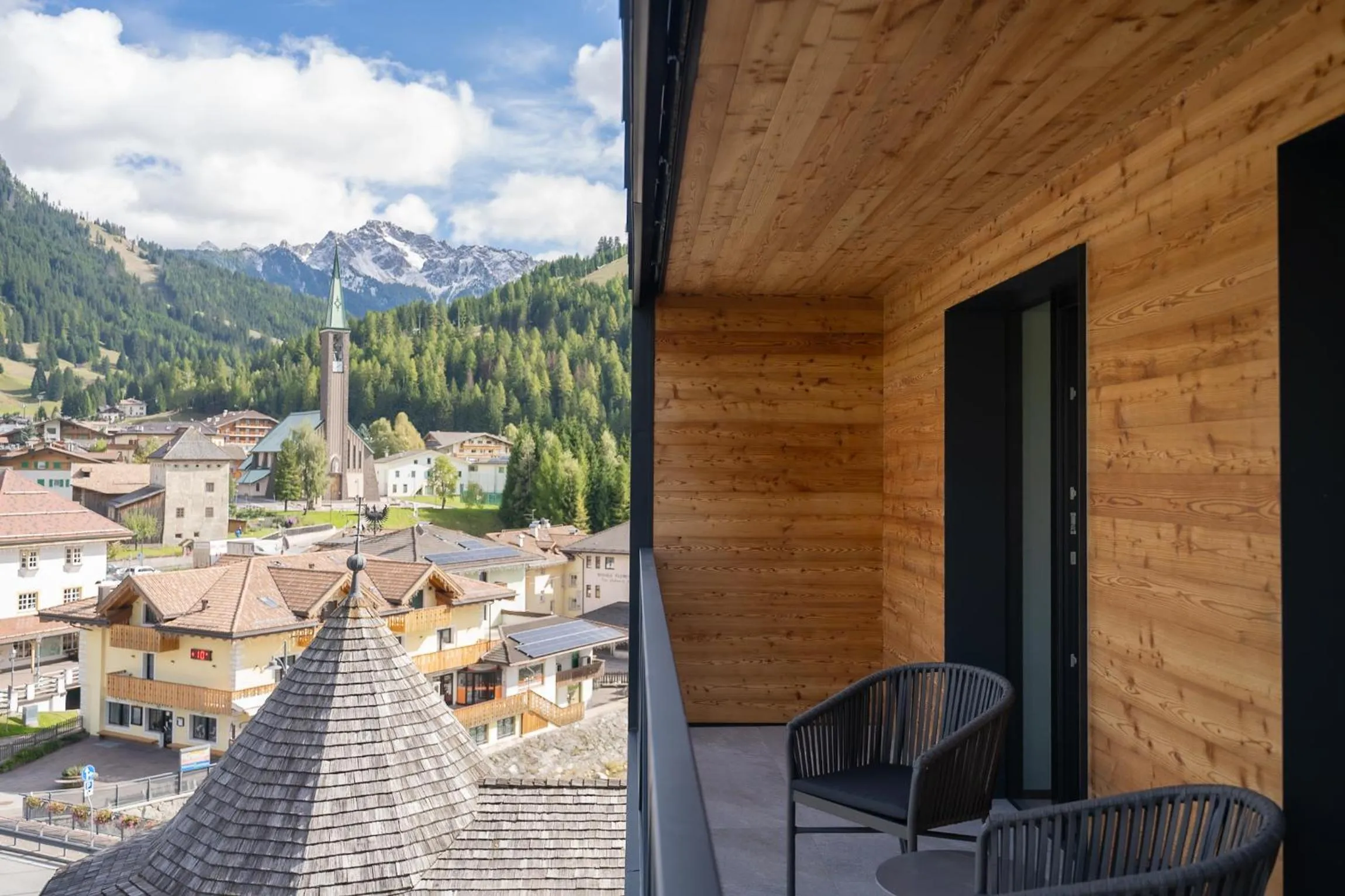 Balcony/Terrace in Ladinia Dolomites View - Adults Only