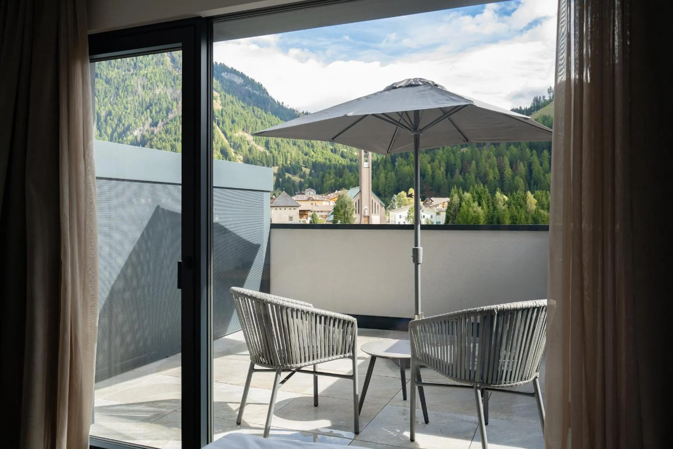 Balcony/Terrace in Ladinia Dolomites View - Adults Only