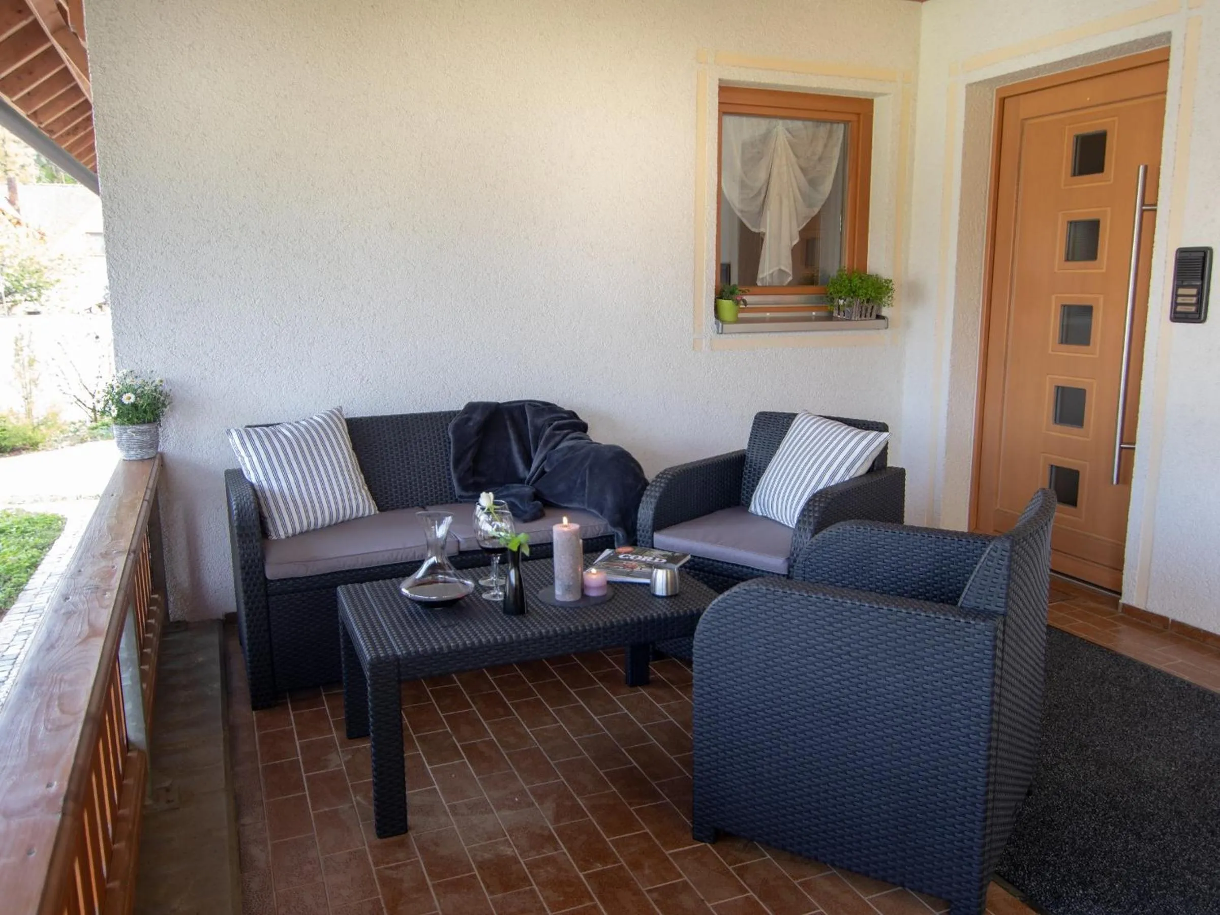 Balcony/Terrace in Appartement Ludwigskanal