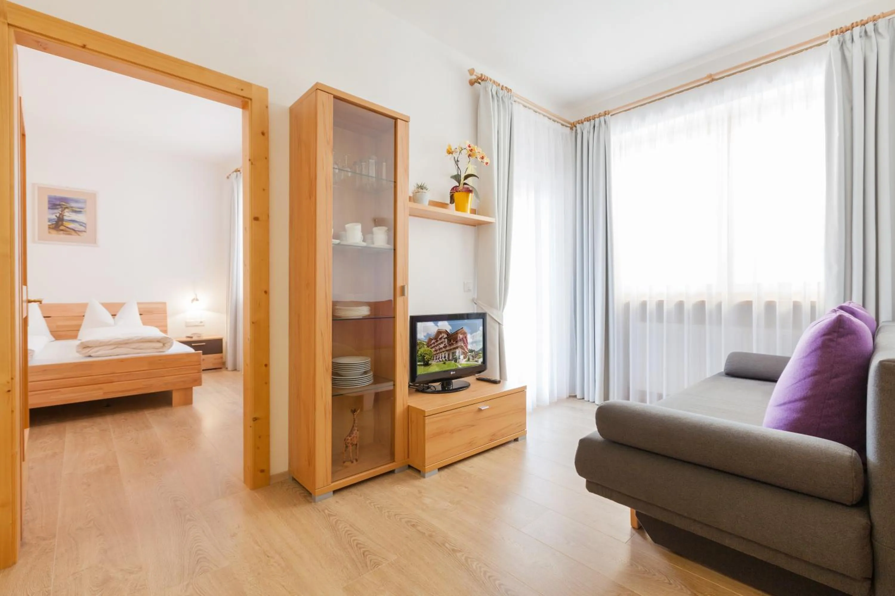 Living room, Bed in Residence Garni Melcherhof