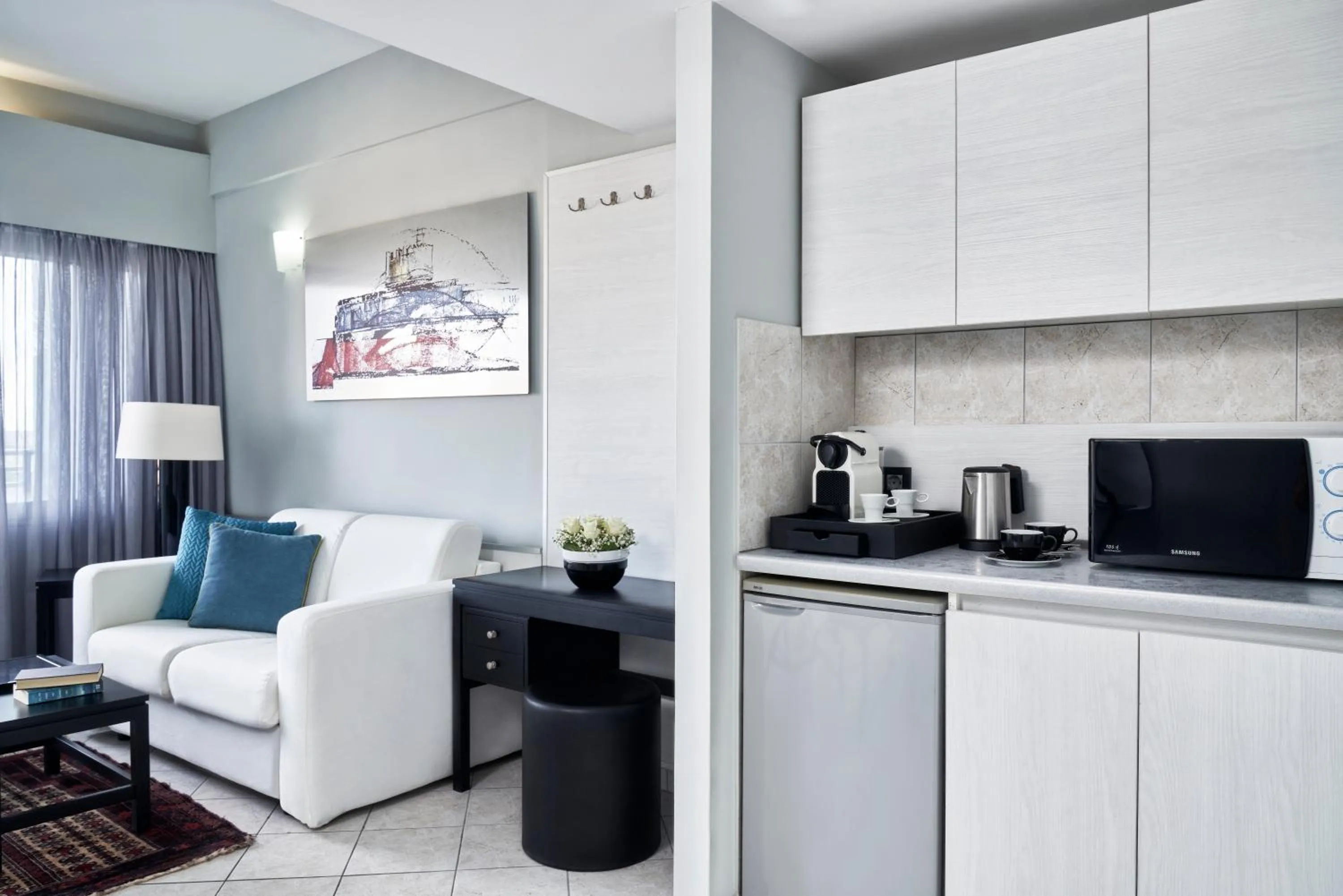 Kitchen or kitchenette in AQUAMARE CITY and BEACH