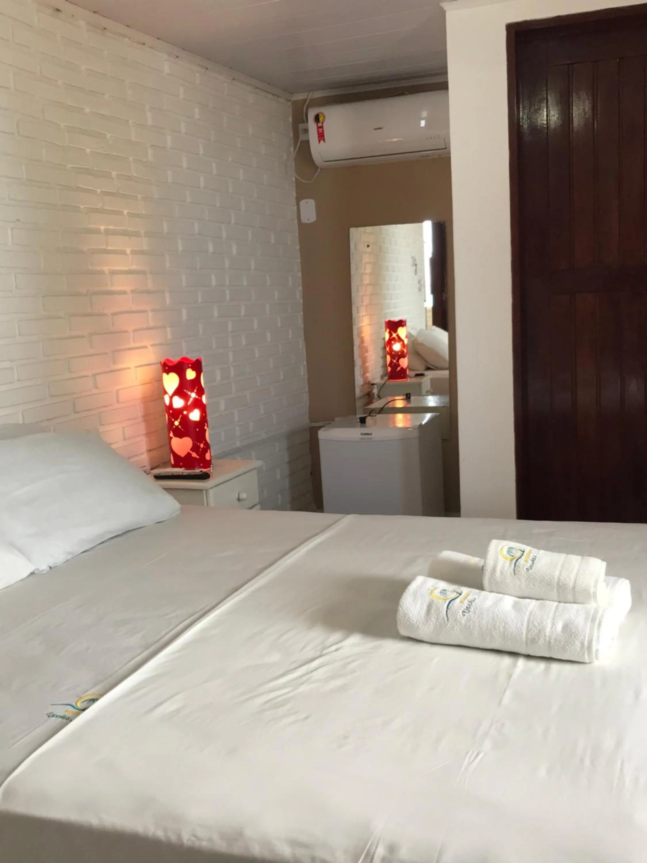 Bed in Pousada Verdes Mares