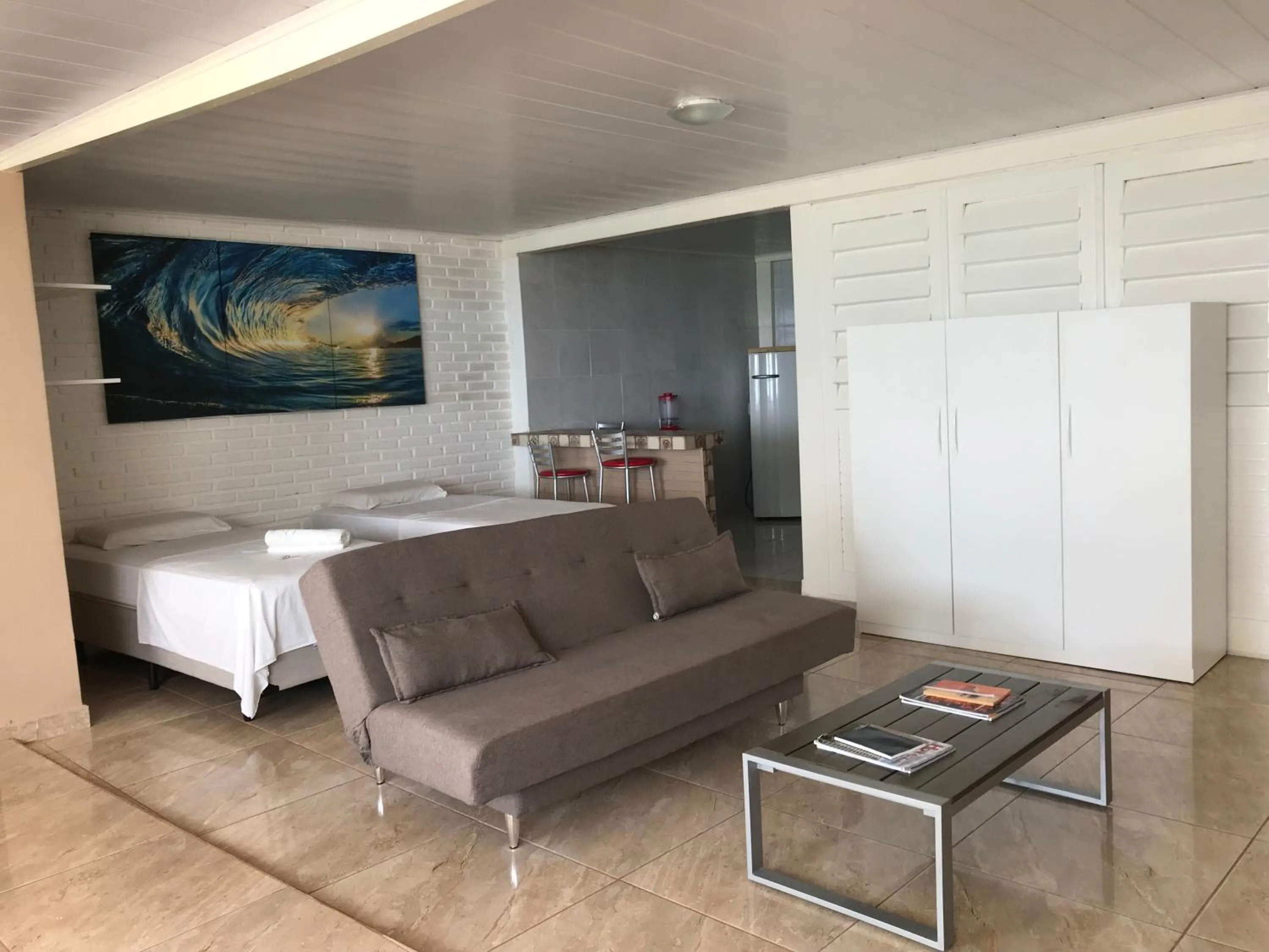 Bed in Pousada Verdes Mares