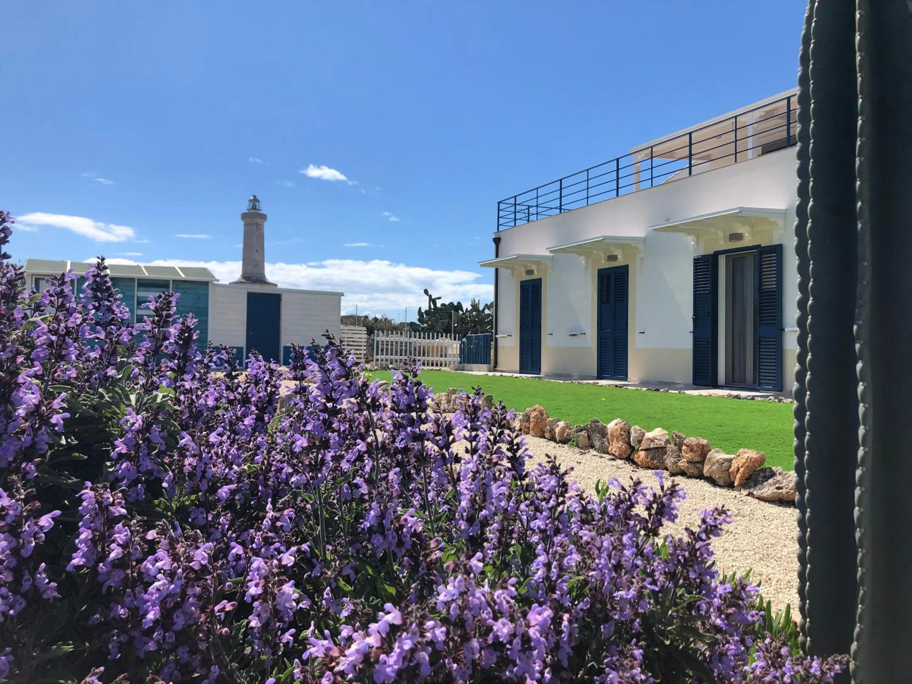 Garden in B&B Casa del Faro SanVallero Adults Only