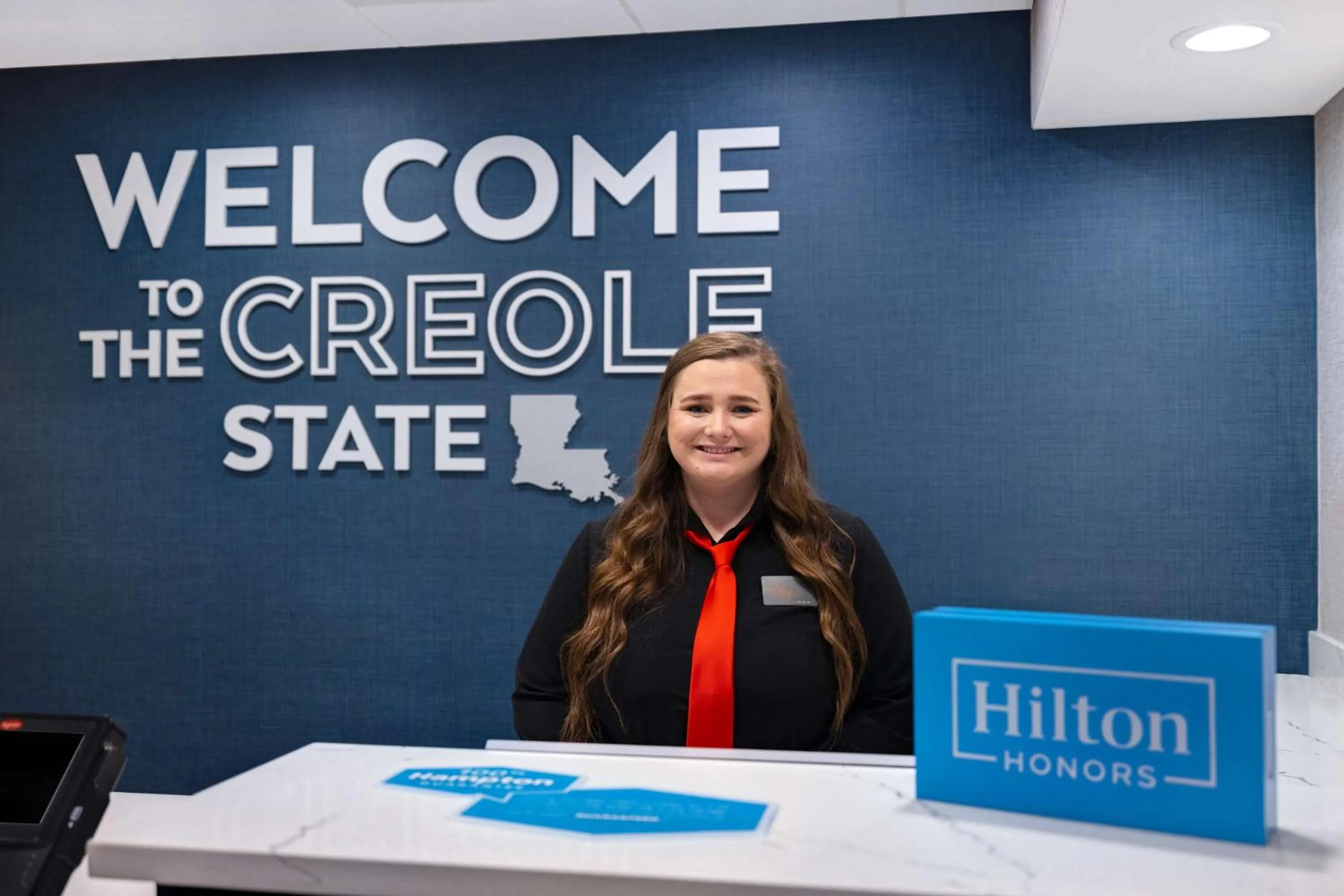 Lobby or reception in Hampton Inn Natchitoches