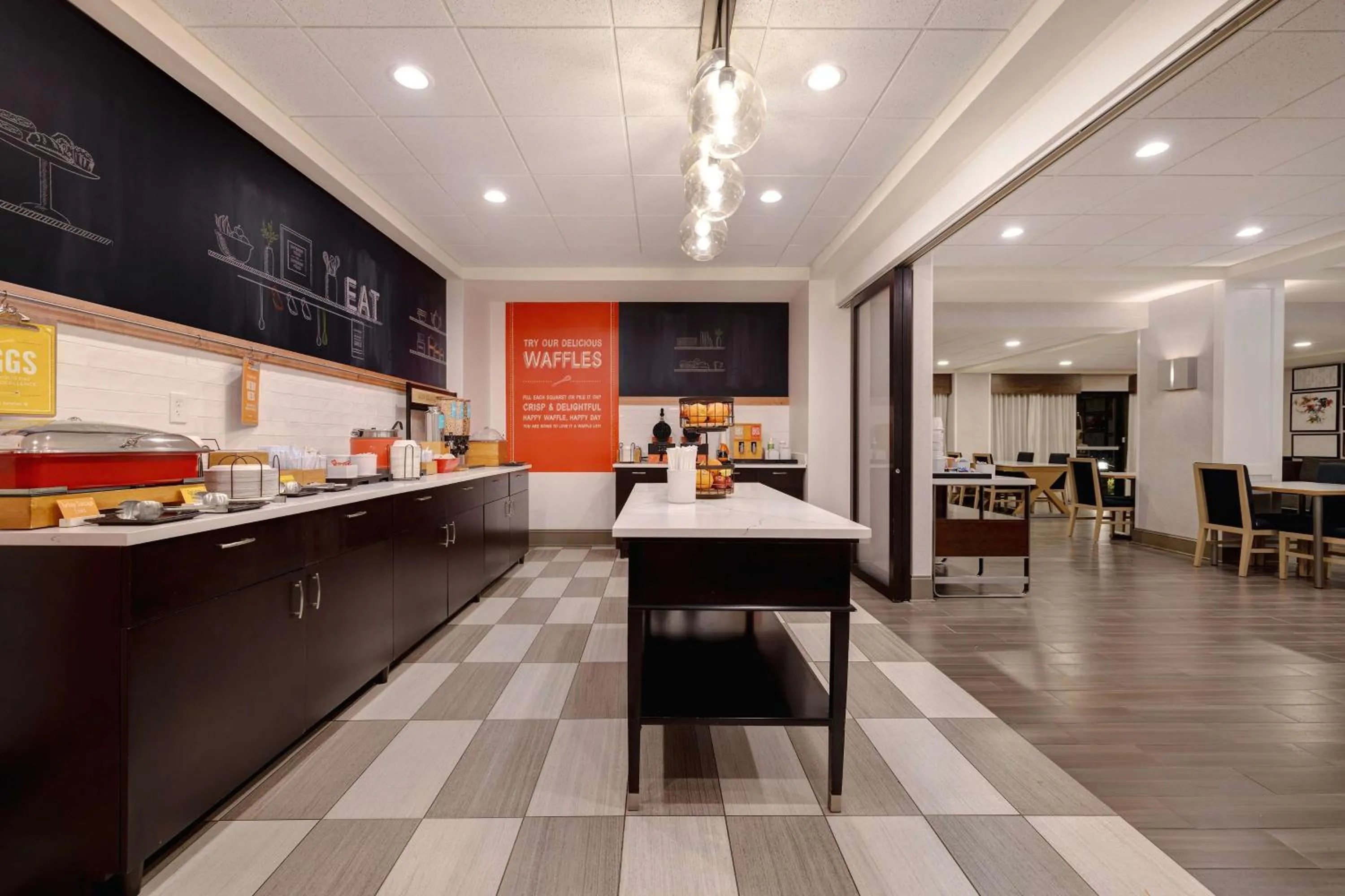 Breakfast in Hampton Inn Natchitoches