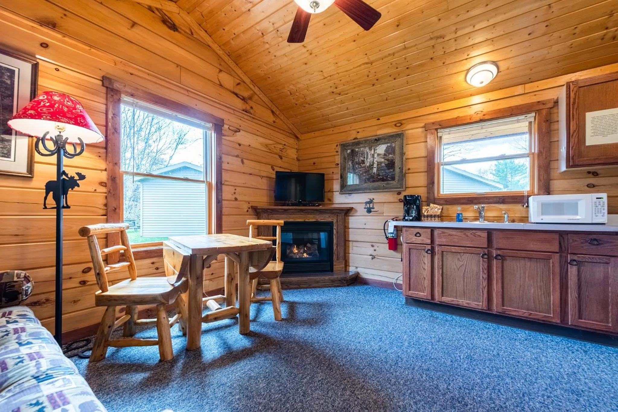 Living room in Spur of the Moment Ranch