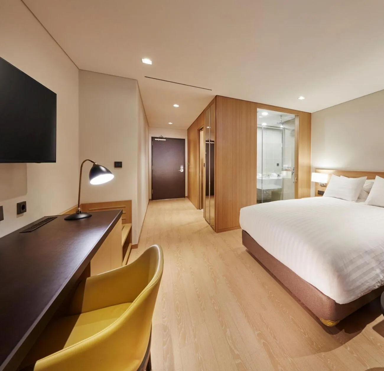 Bed in Skybay Hotel Gyeongpo