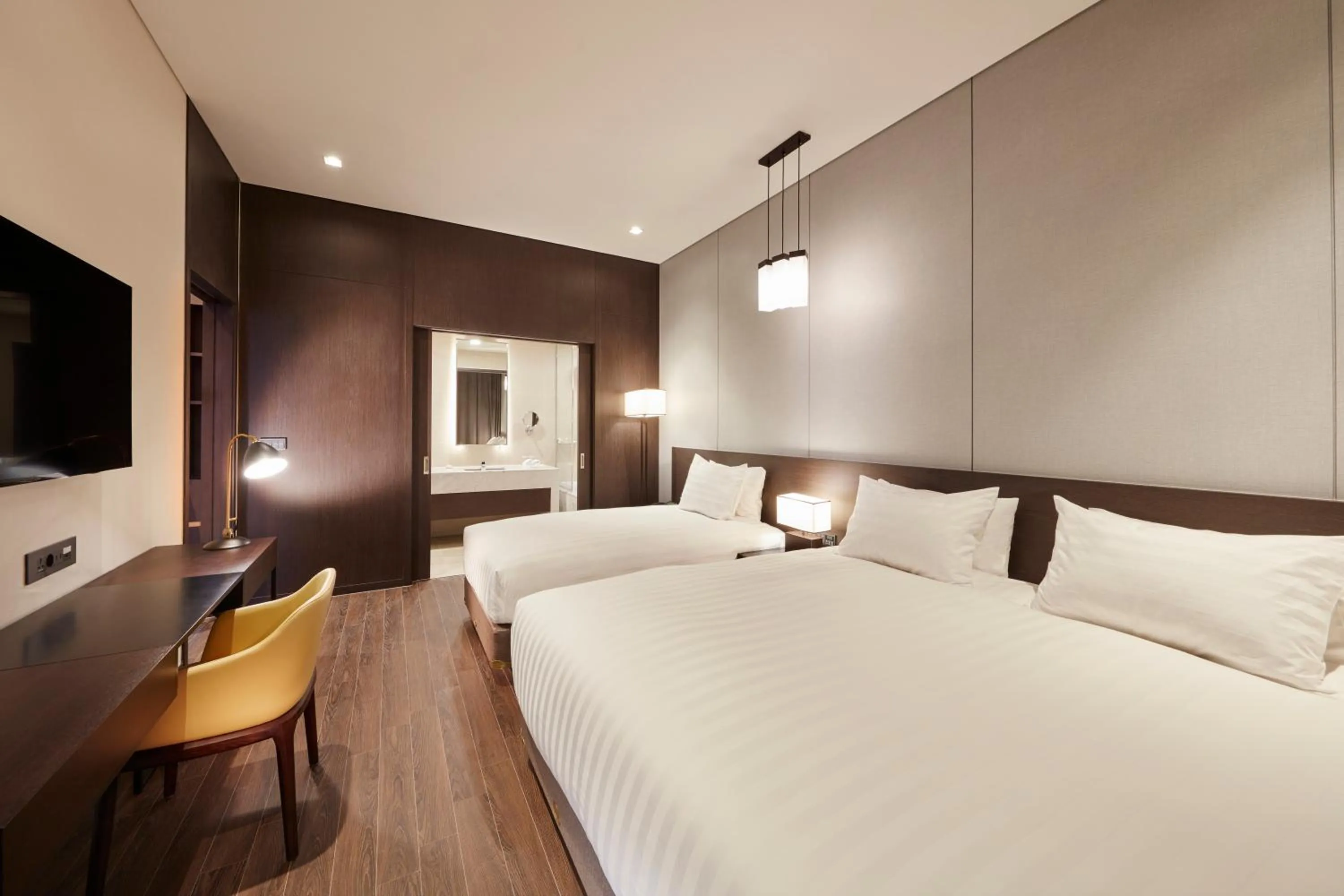 Bedroom, Bed in Skybay Hotel Gyeongpo