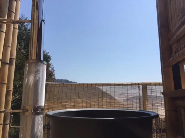 Open Air Bath in Guesthouse En