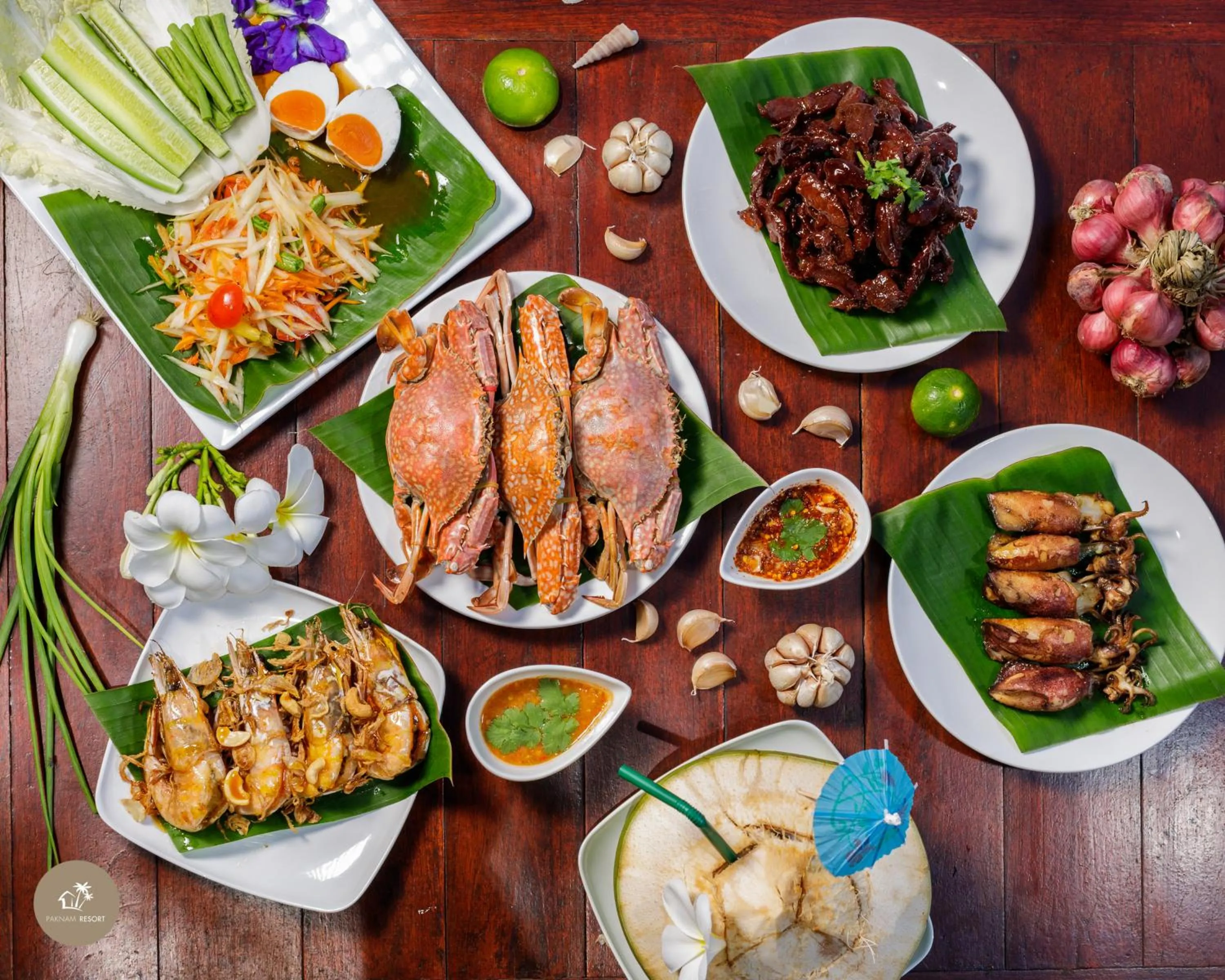 Food and drinks in Pak Nam Resort