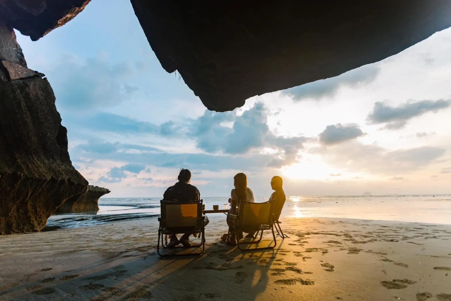 Beach in Pak Nam Resort