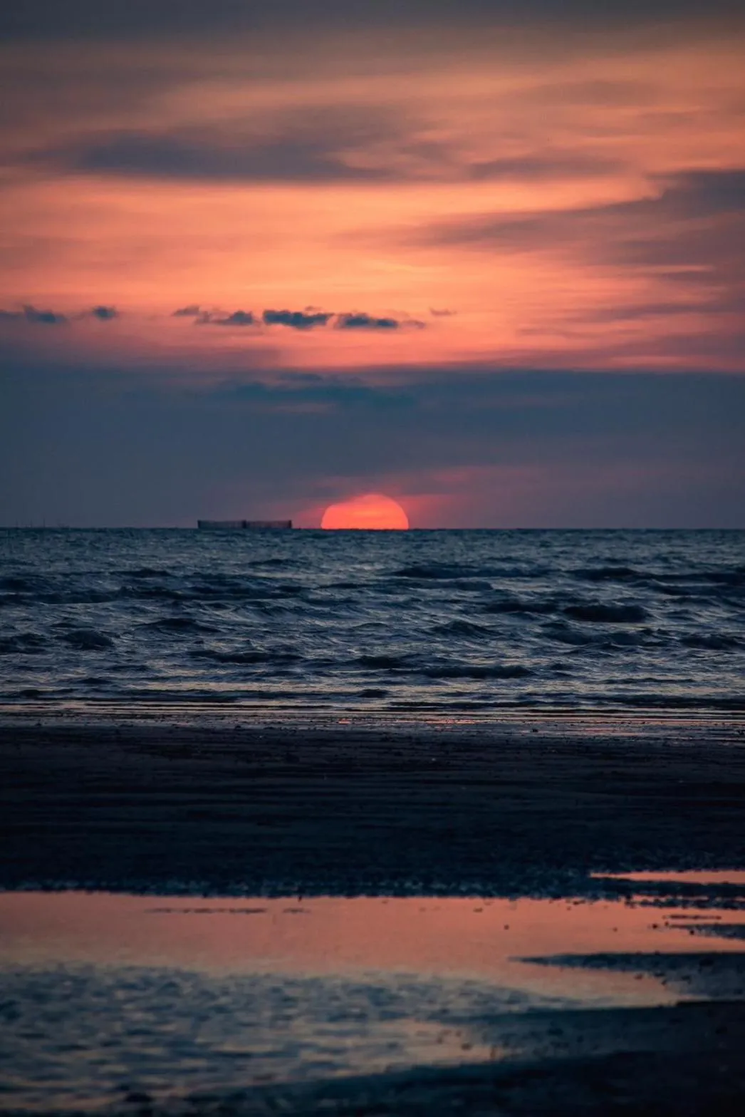 Sunset in Pak Nam Resort