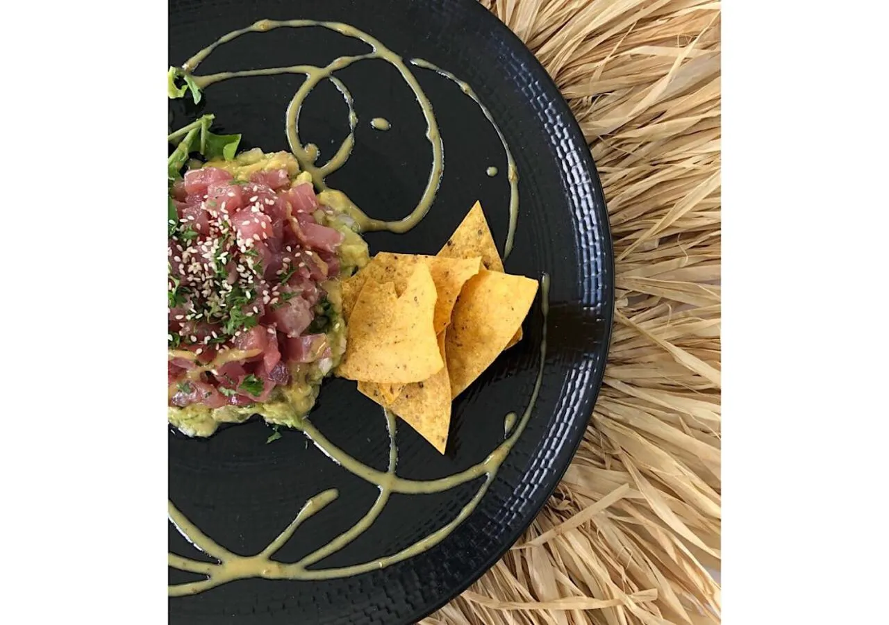 Food close-up in White Palm Hotel Uluwatu Bali