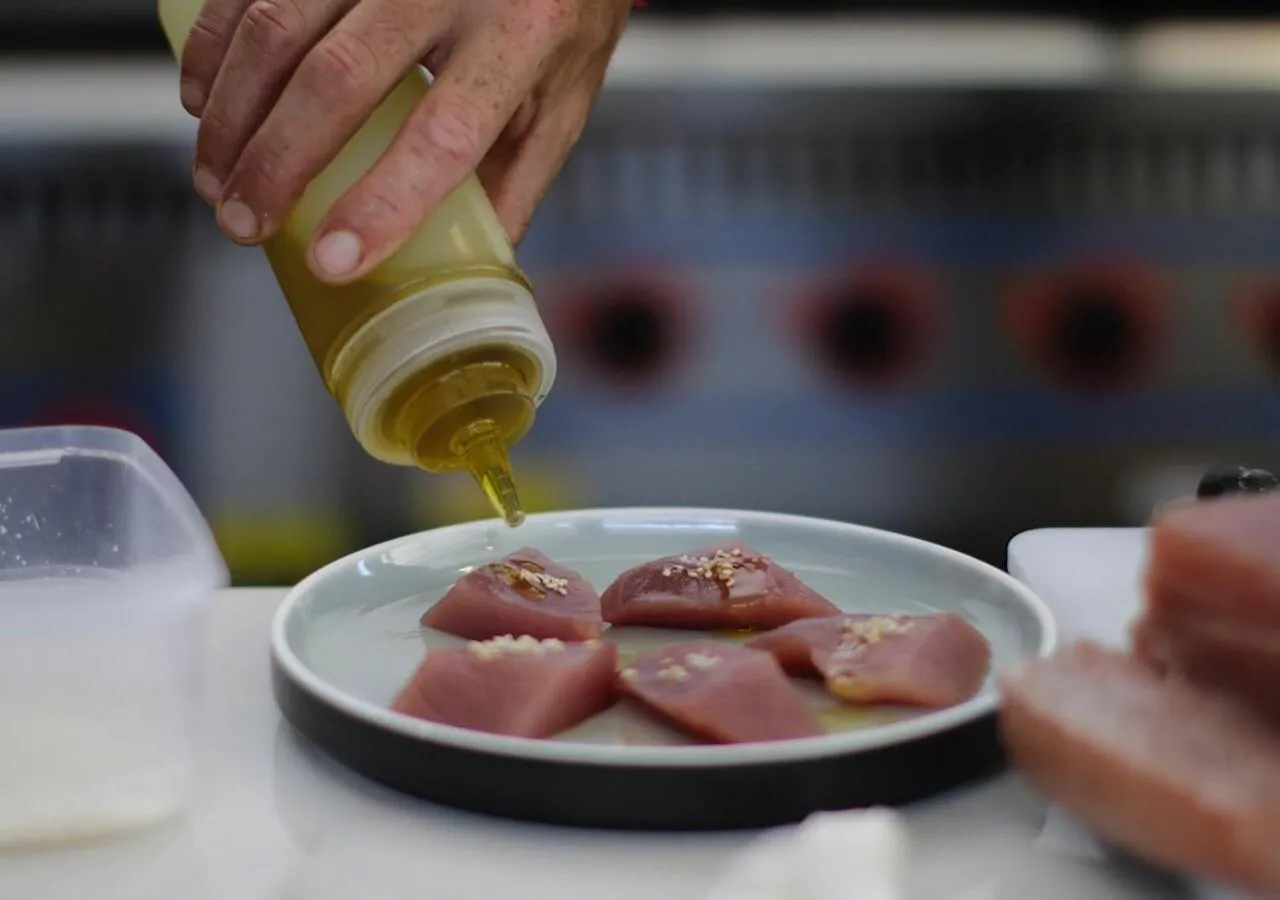 Food close-up in White Palm Hotel Uluwatu Bali