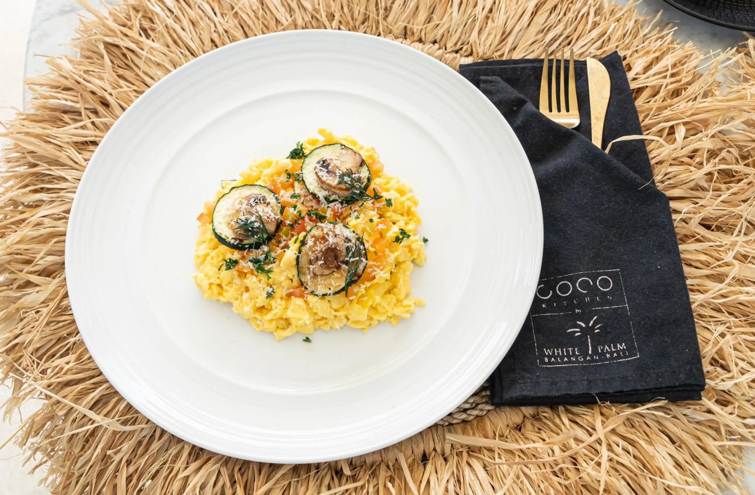 Breakfast in White Palm Hotel Uluwatu Bali