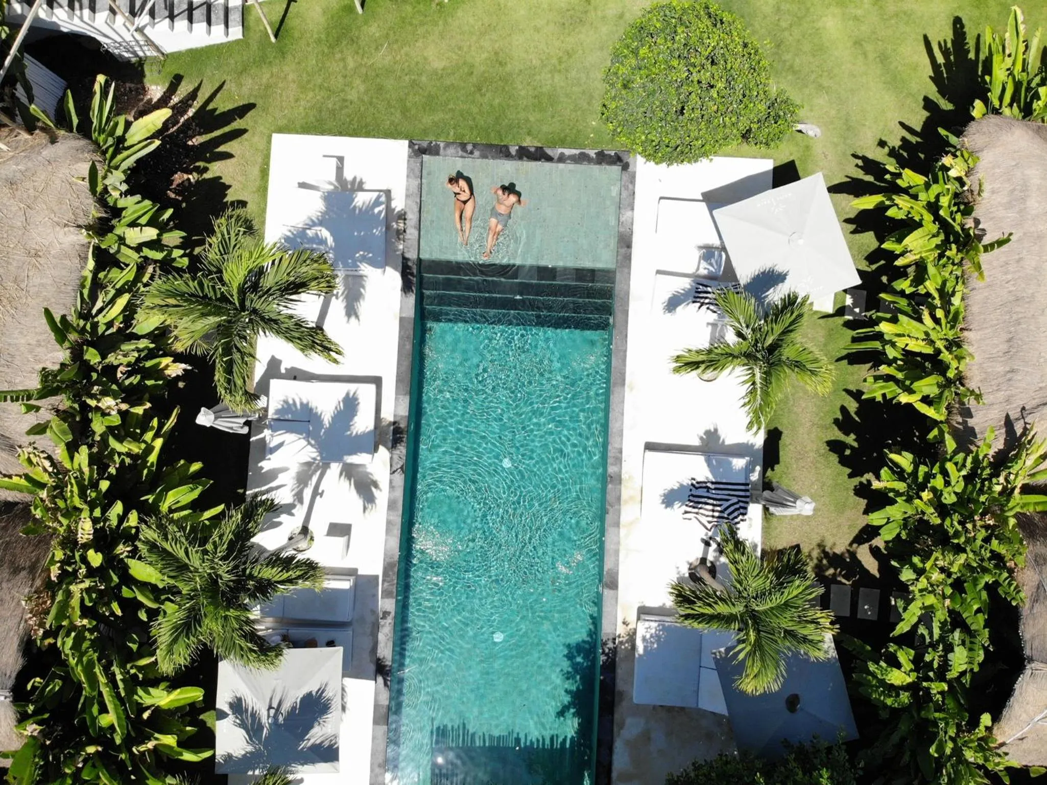 Pool view in White Palm Hotel Uluwatu Bali