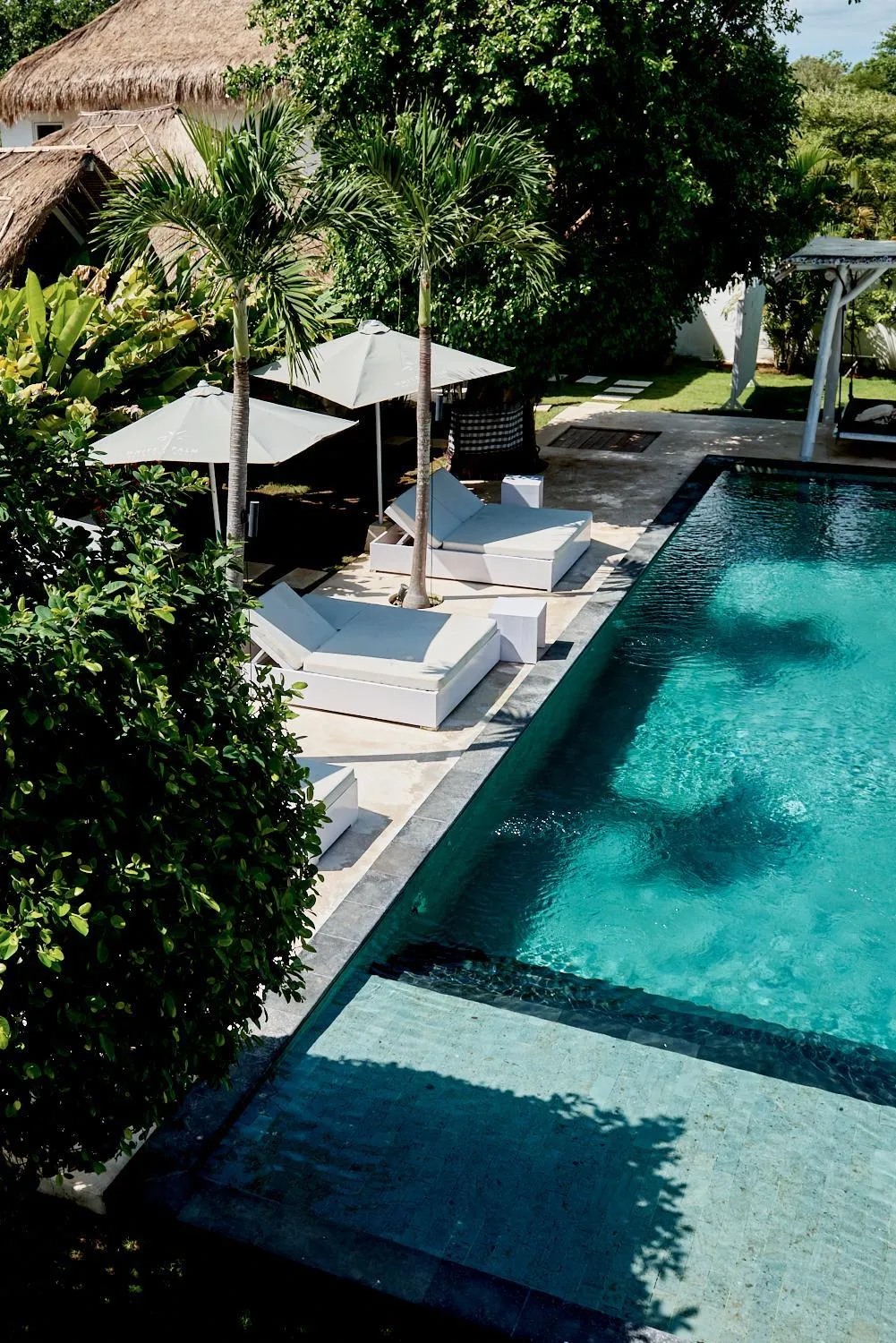 Pool view in White Palm Hotel Uluwatu Bali