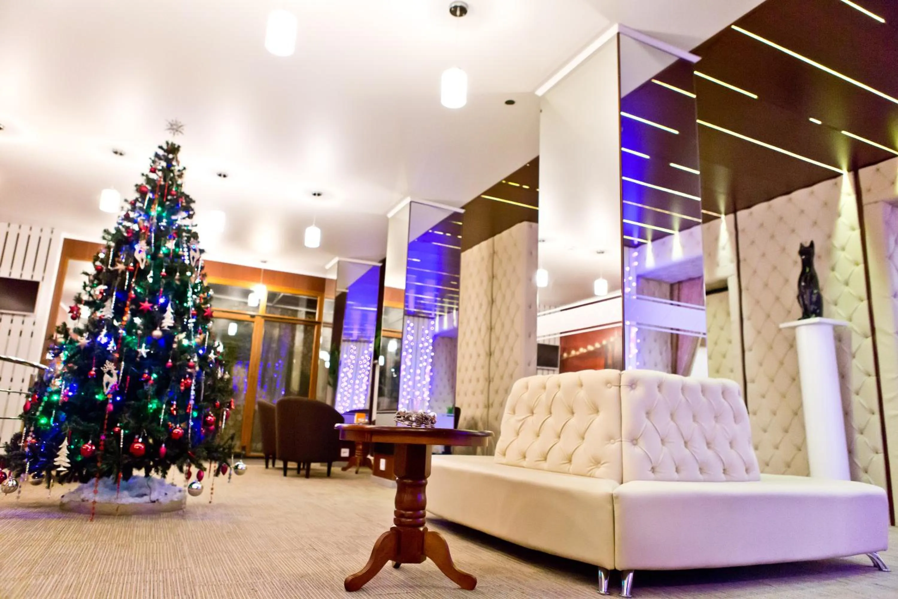 Communal lounge/ TV room in Hotel Olsi