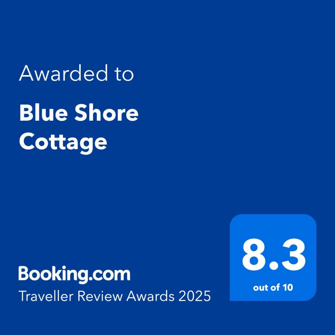 Certificate/Award in Blue Shore Cottage