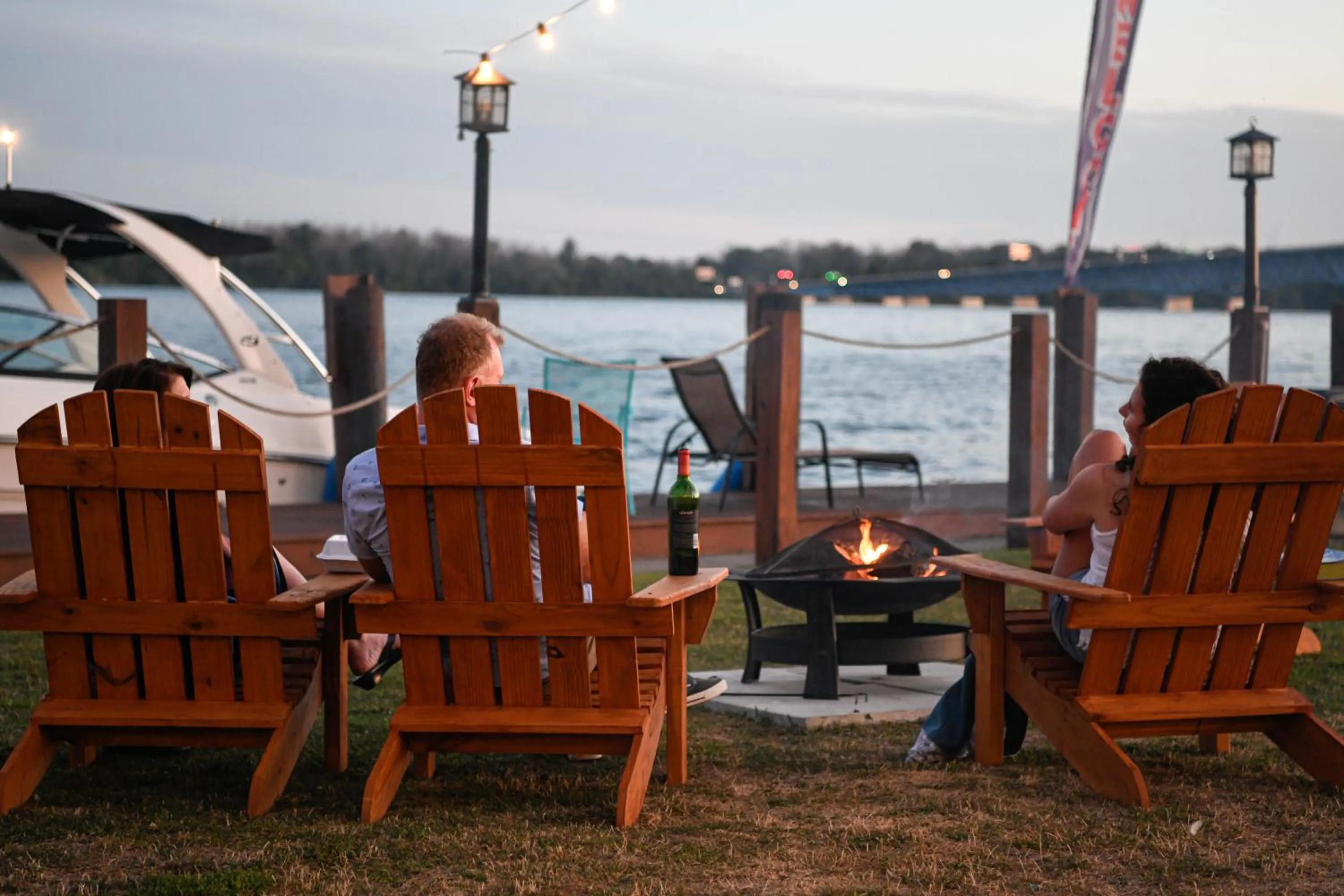Patio in Niagara Riverside Resort; BW Premier Collection