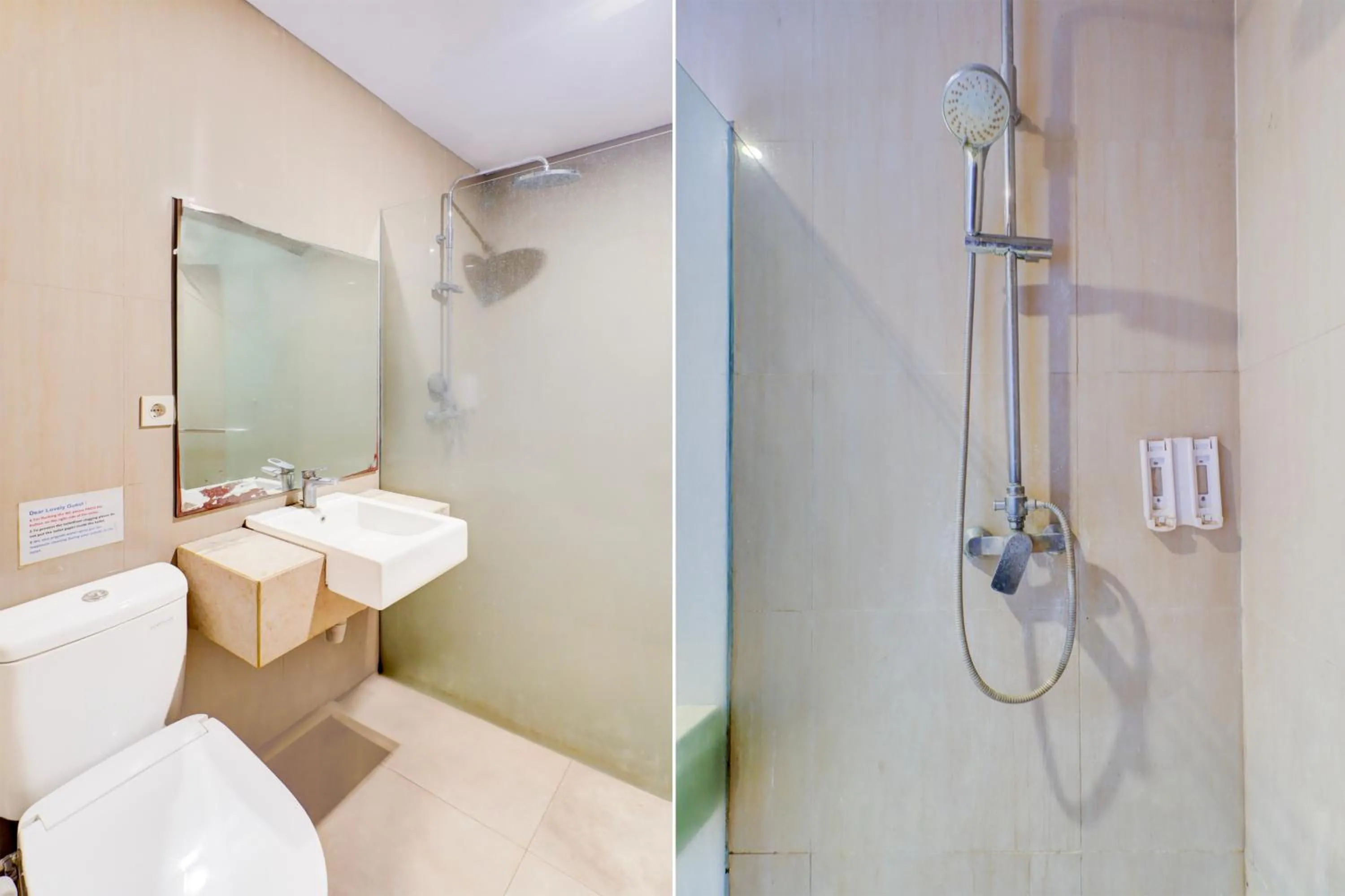 Bathroom in Collection O Bali near Sanur Beach formerly Akarsa Transit