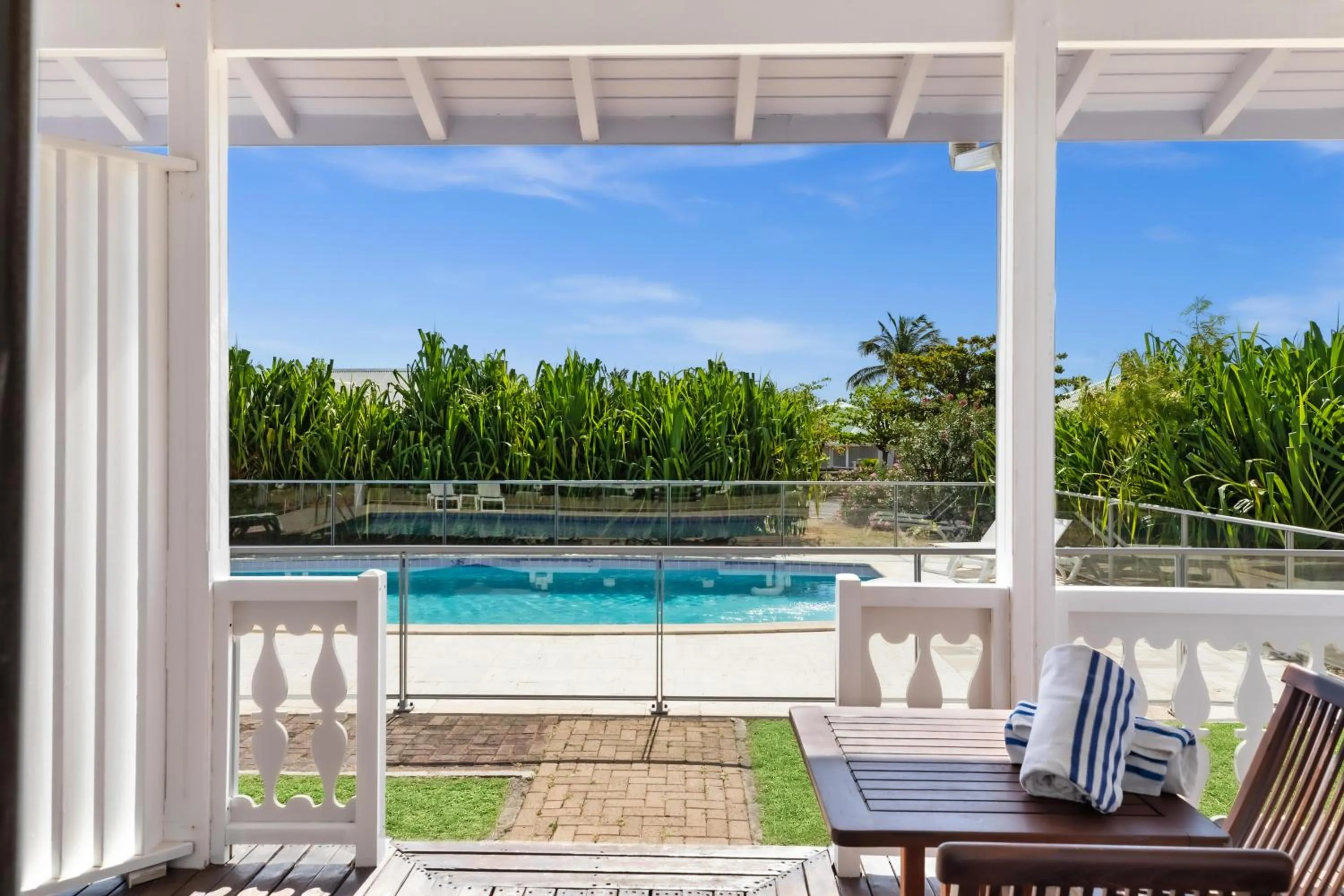 Patio in Esmeralda Resort - Orient Bay