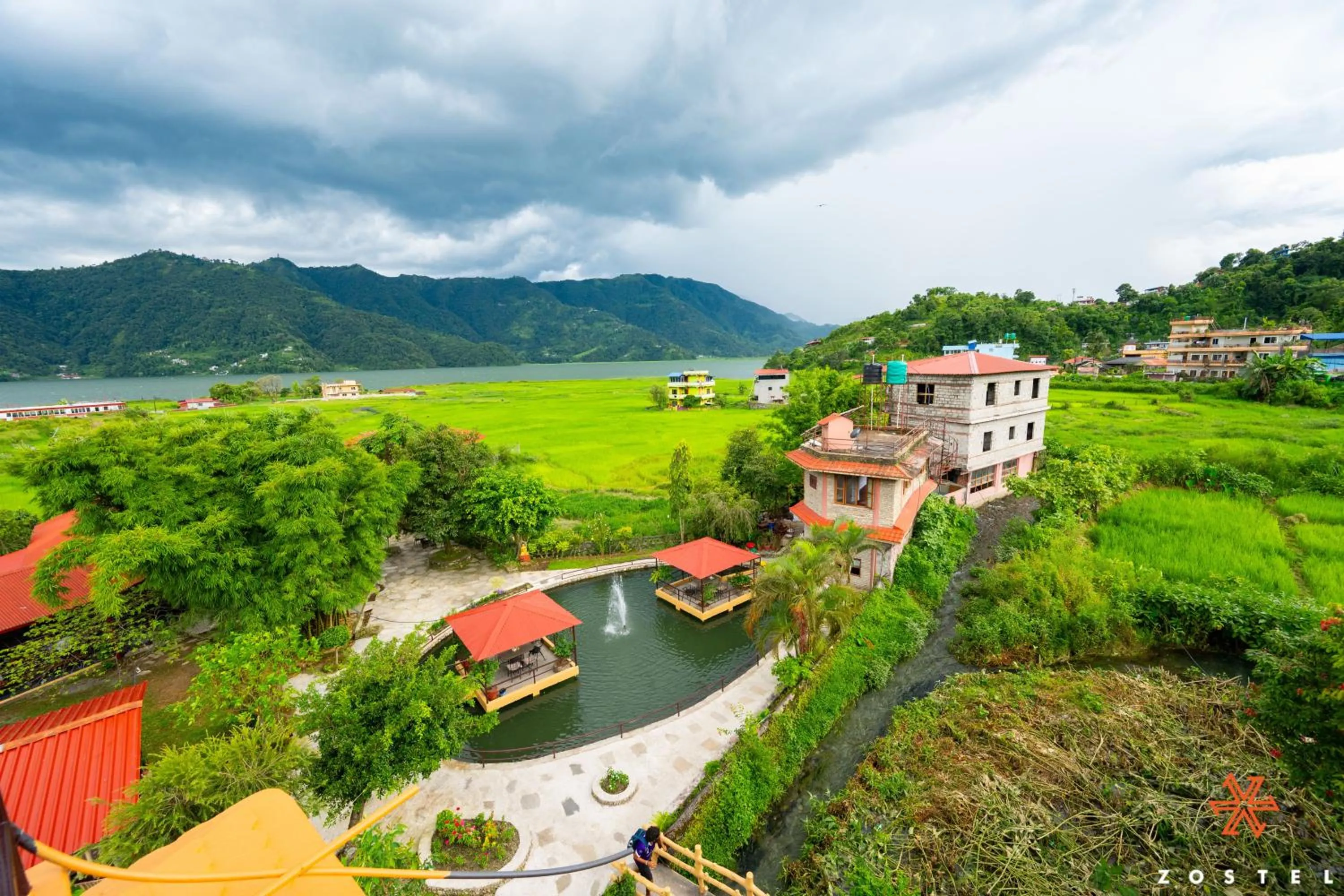 Property building in Zostel Pokhara