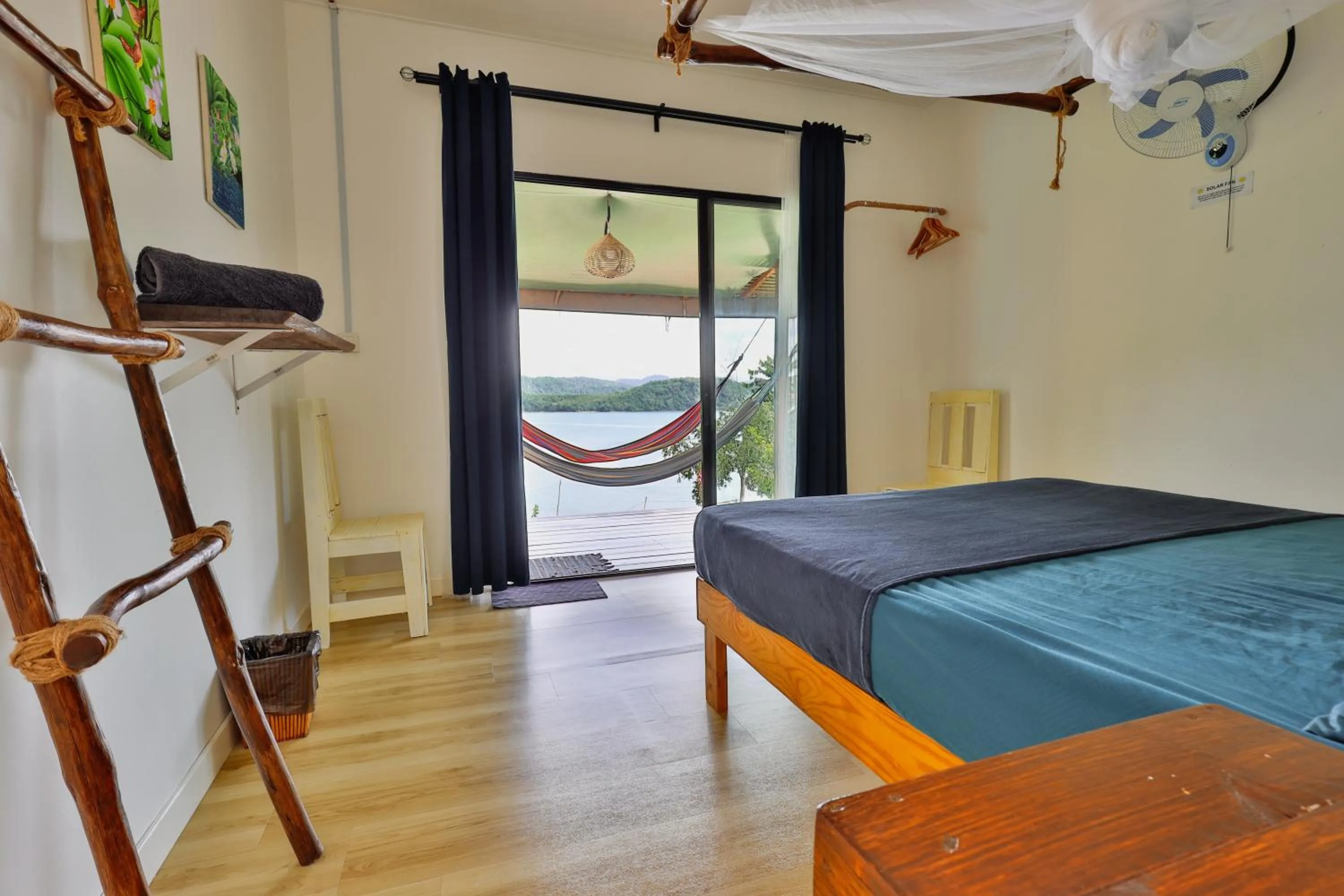 Bed in Bigfin beach resort