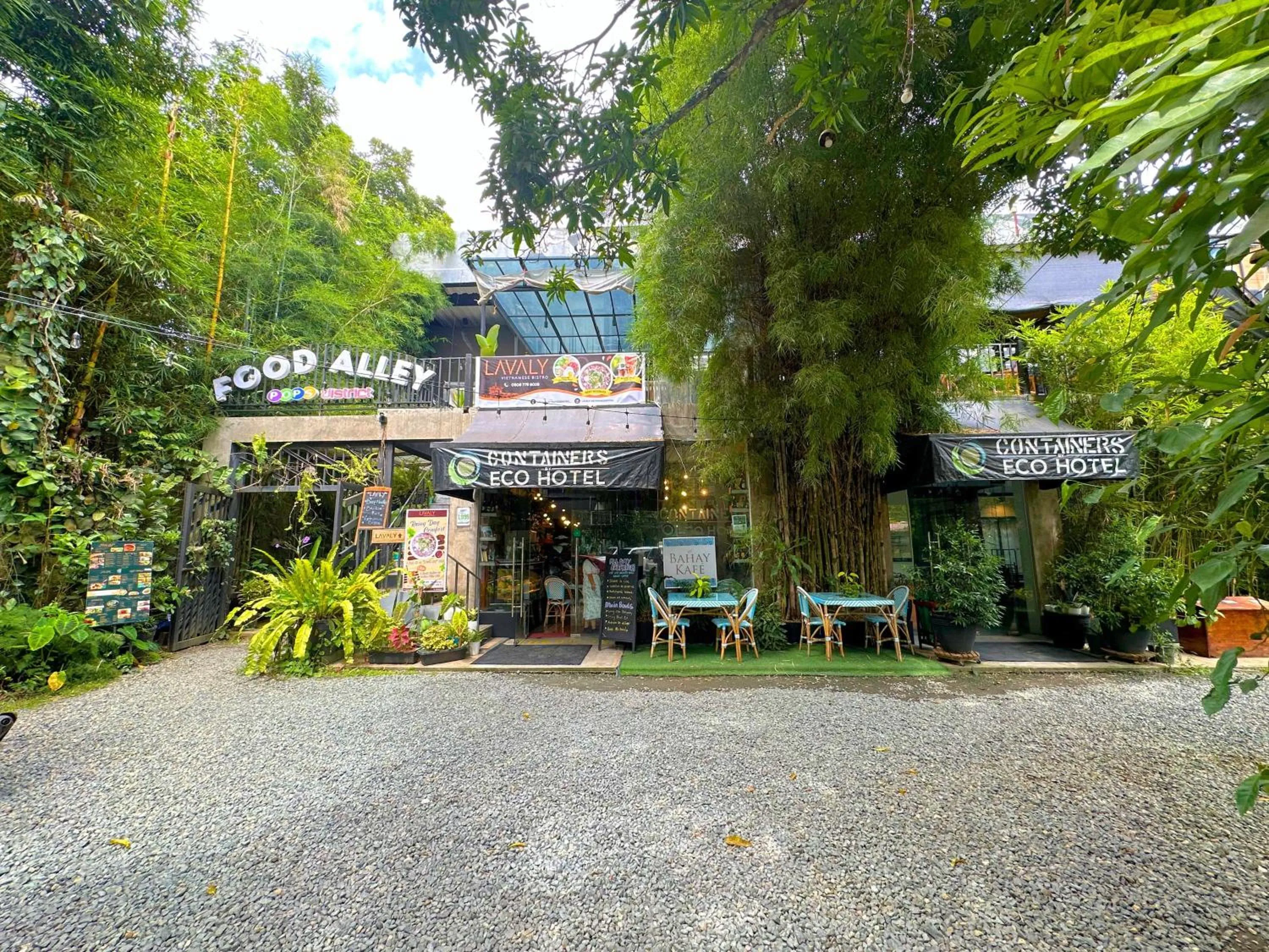 Facade/entrance in Containers by Eco Hotels