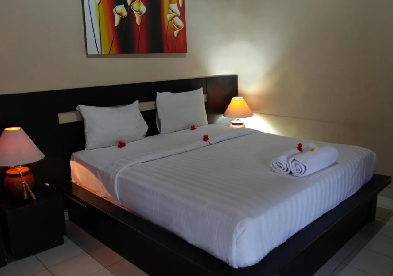 Decorative detail, Bed in Taman Sari Cottages