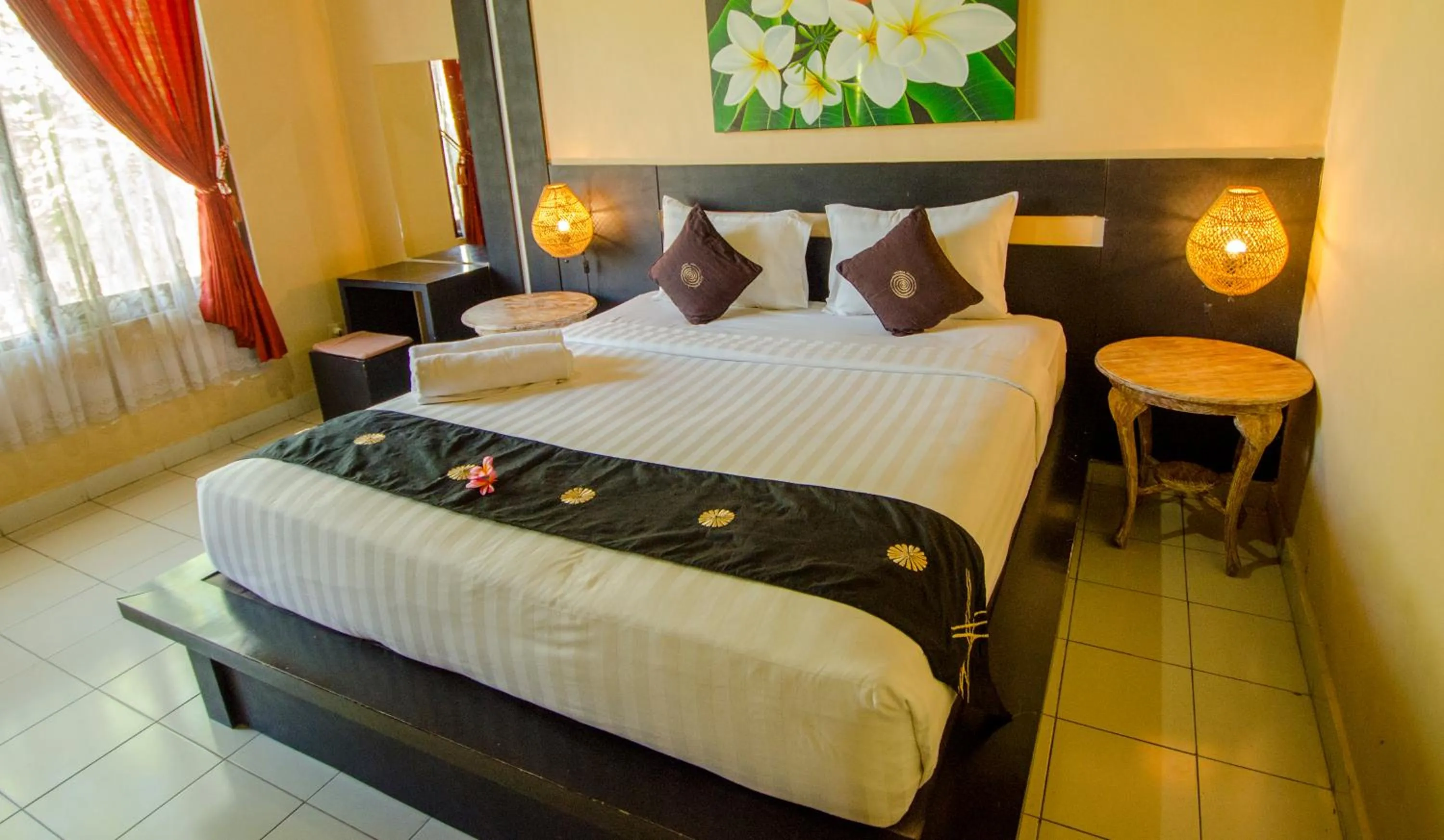 Bedroom, Bed in Taman Sari Cottages