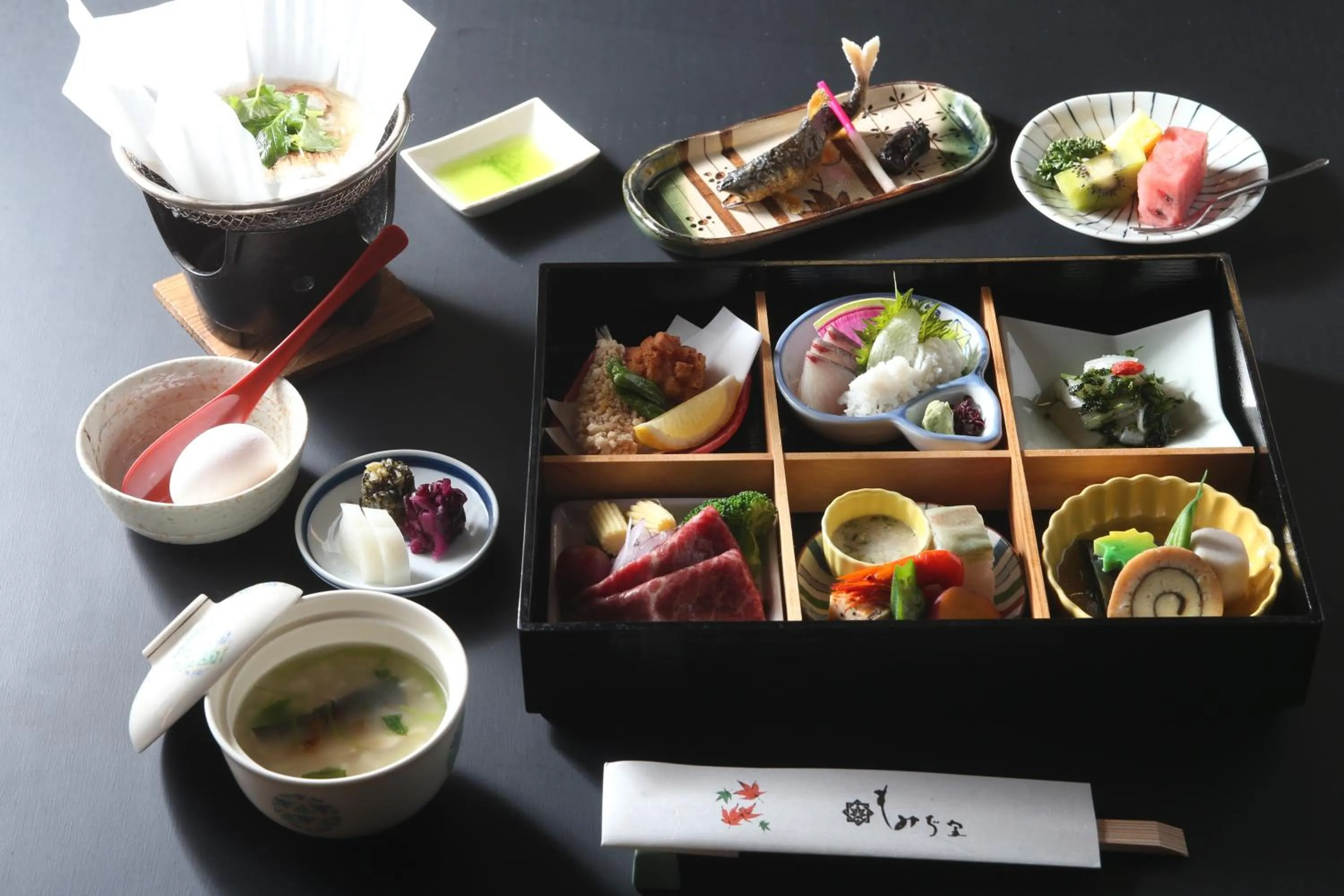 Dinner in Momijiya Annex