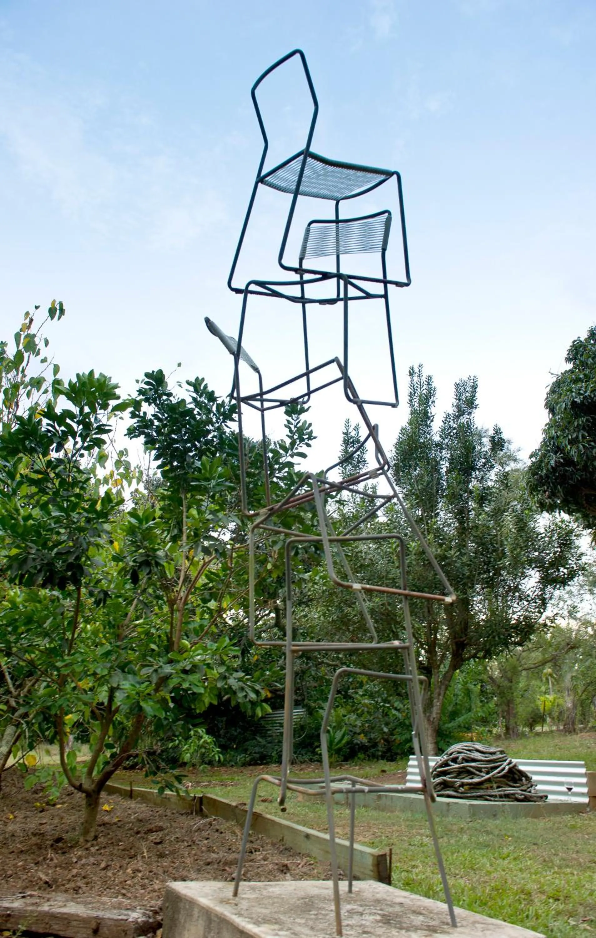 Garden in Glass House Mountains Ecolodge