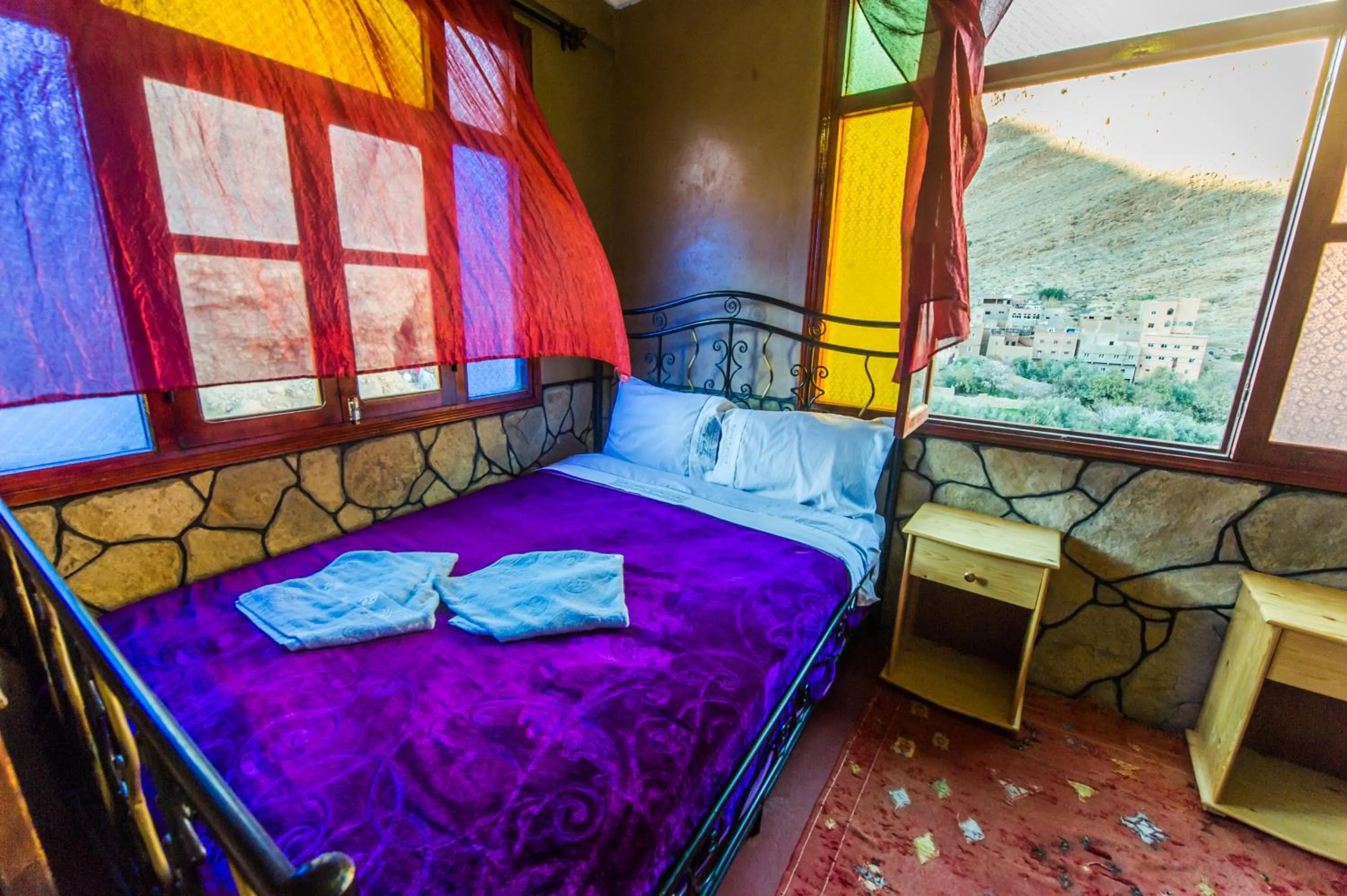 Bed in Les Jardins De Todgha gorges de todra tinghir