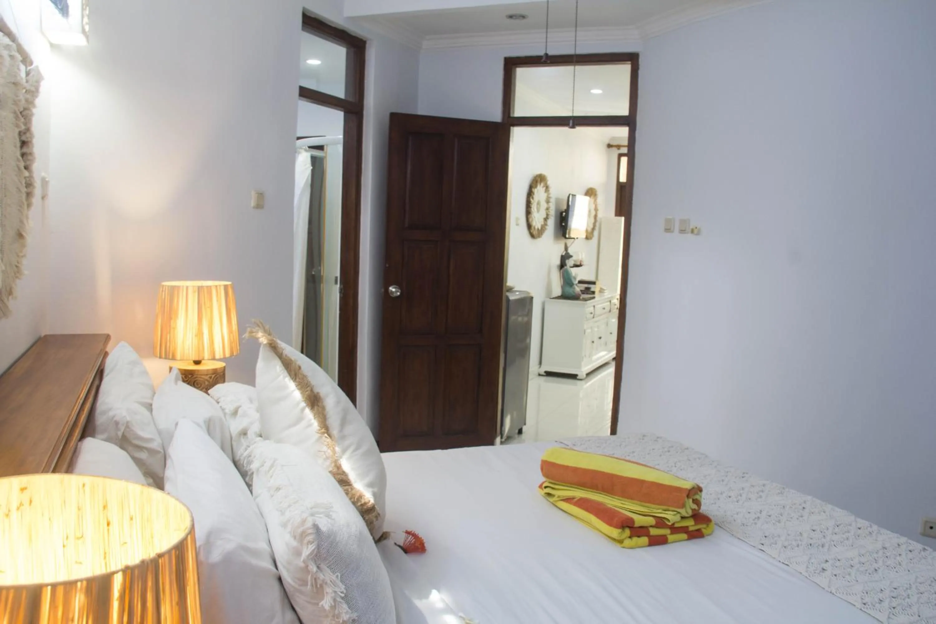 Bed in Bali Palms Resort