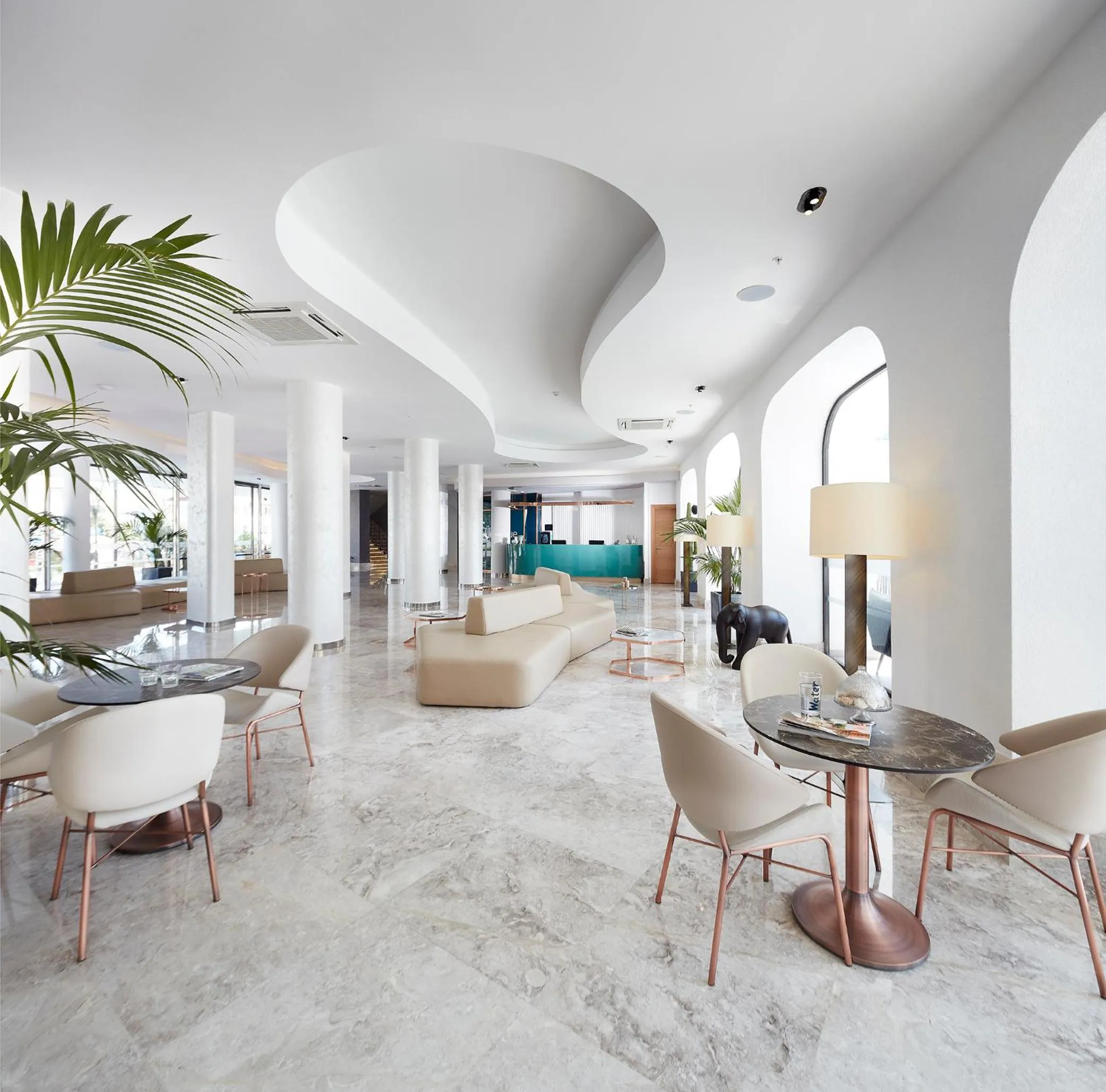 Lobby or reception in Lalila Blue Suites