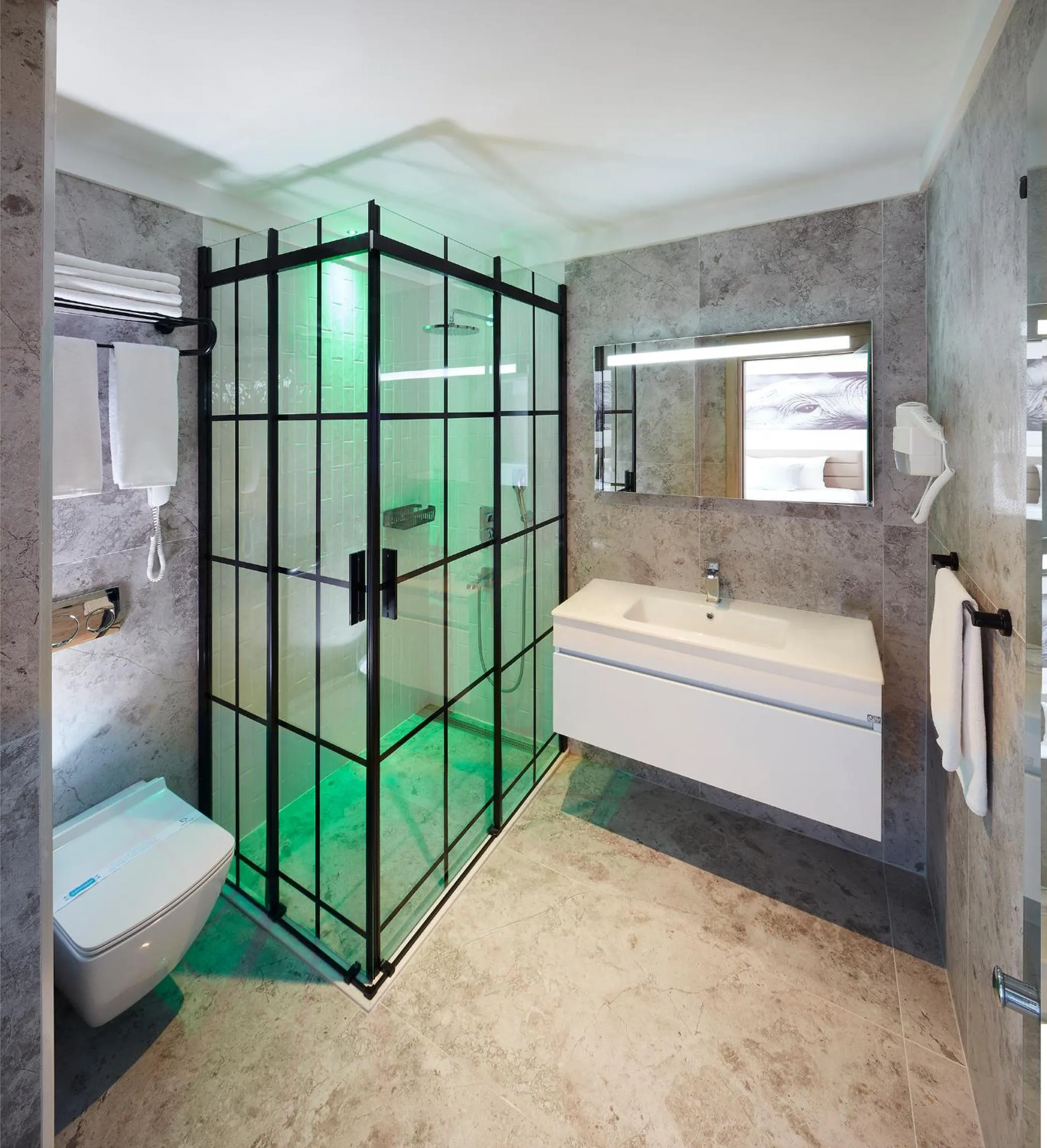 Toilet, Bed in Lalila Blue Suites