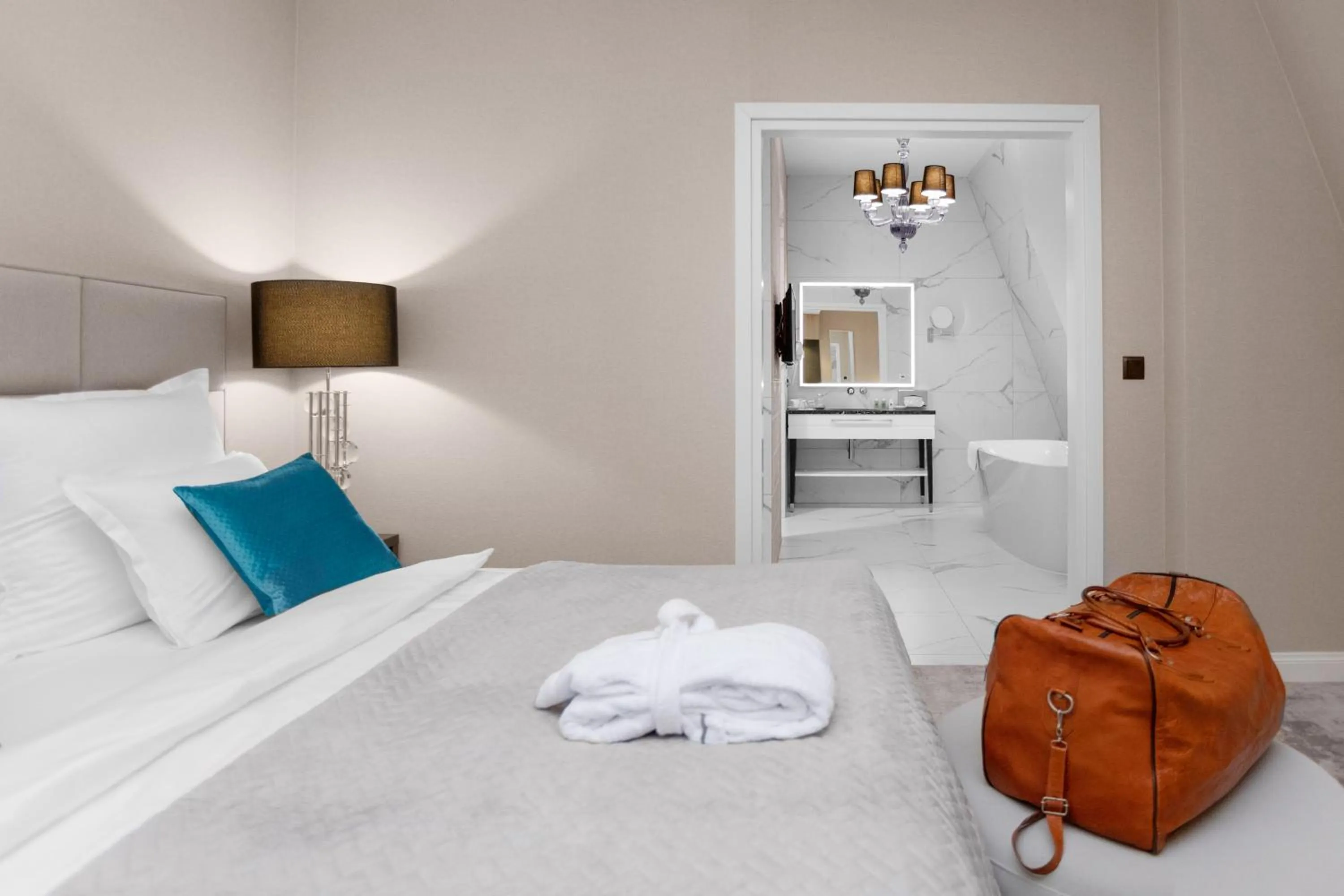 Bed in Grand Park Hotel