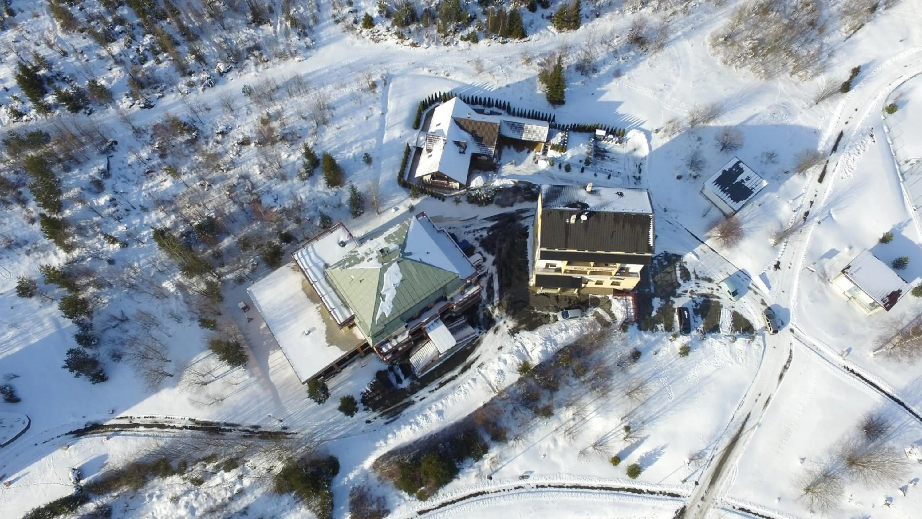 Bird's eye view in Miramonti Apartmány