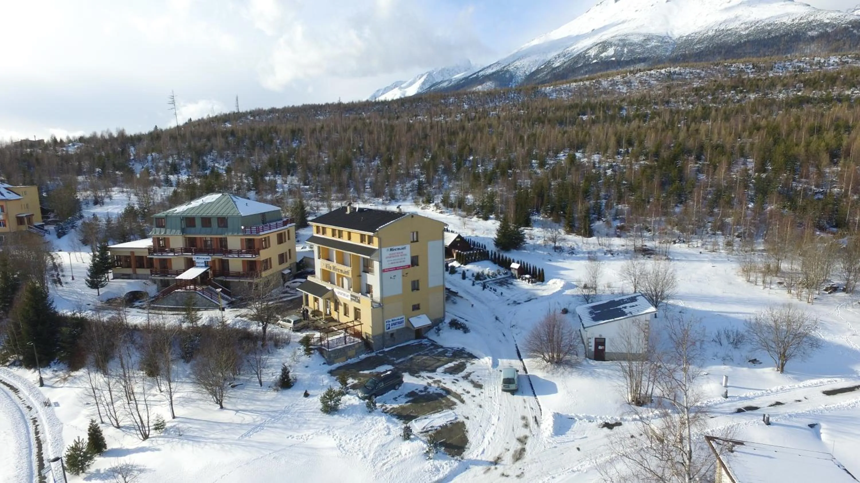 Bird's eye view in Miramonti Apartmány