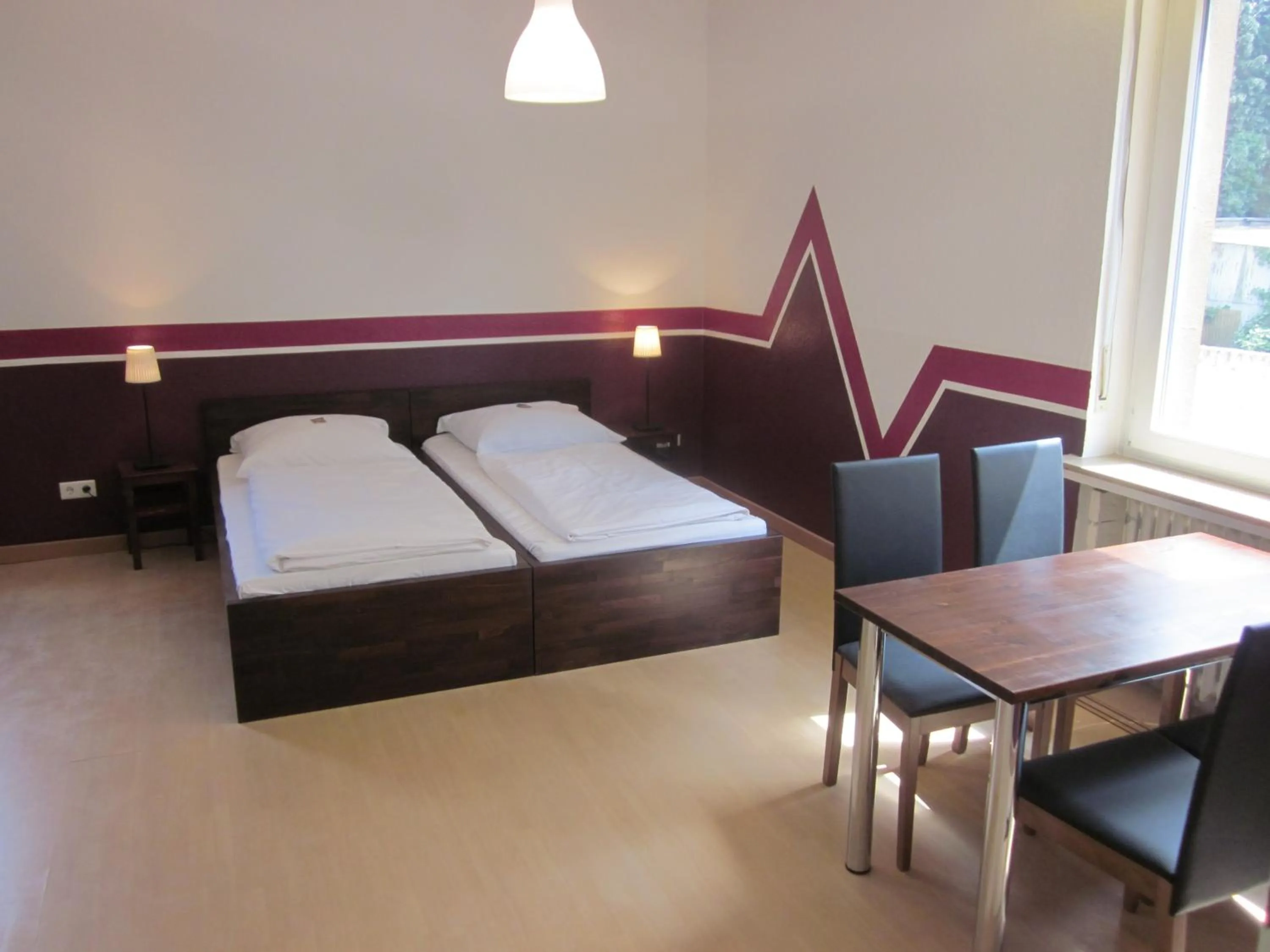 Bed in Hotel Waldesruh