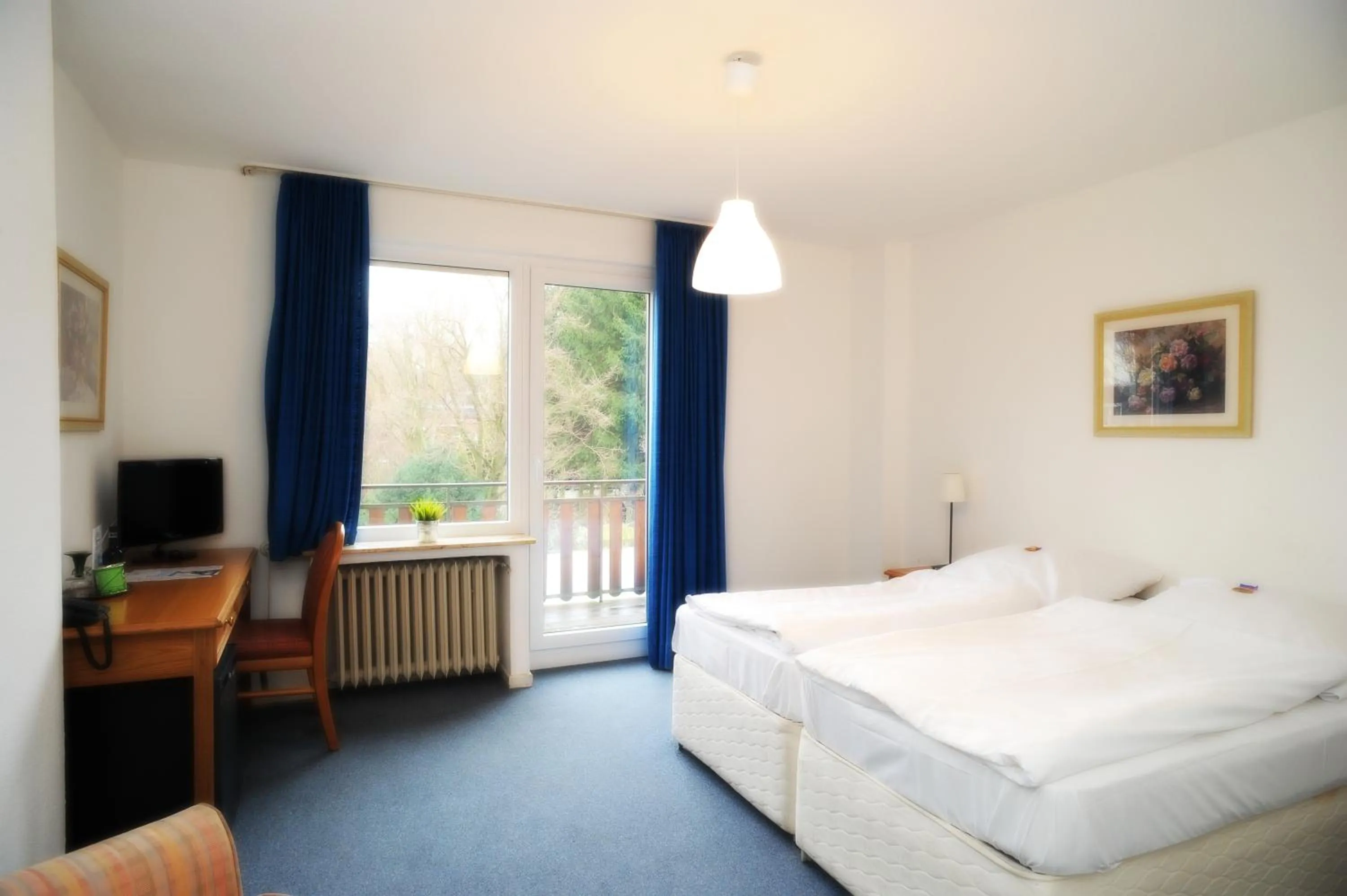 Photo of the whole room, Bed in Hotel Waldesruh