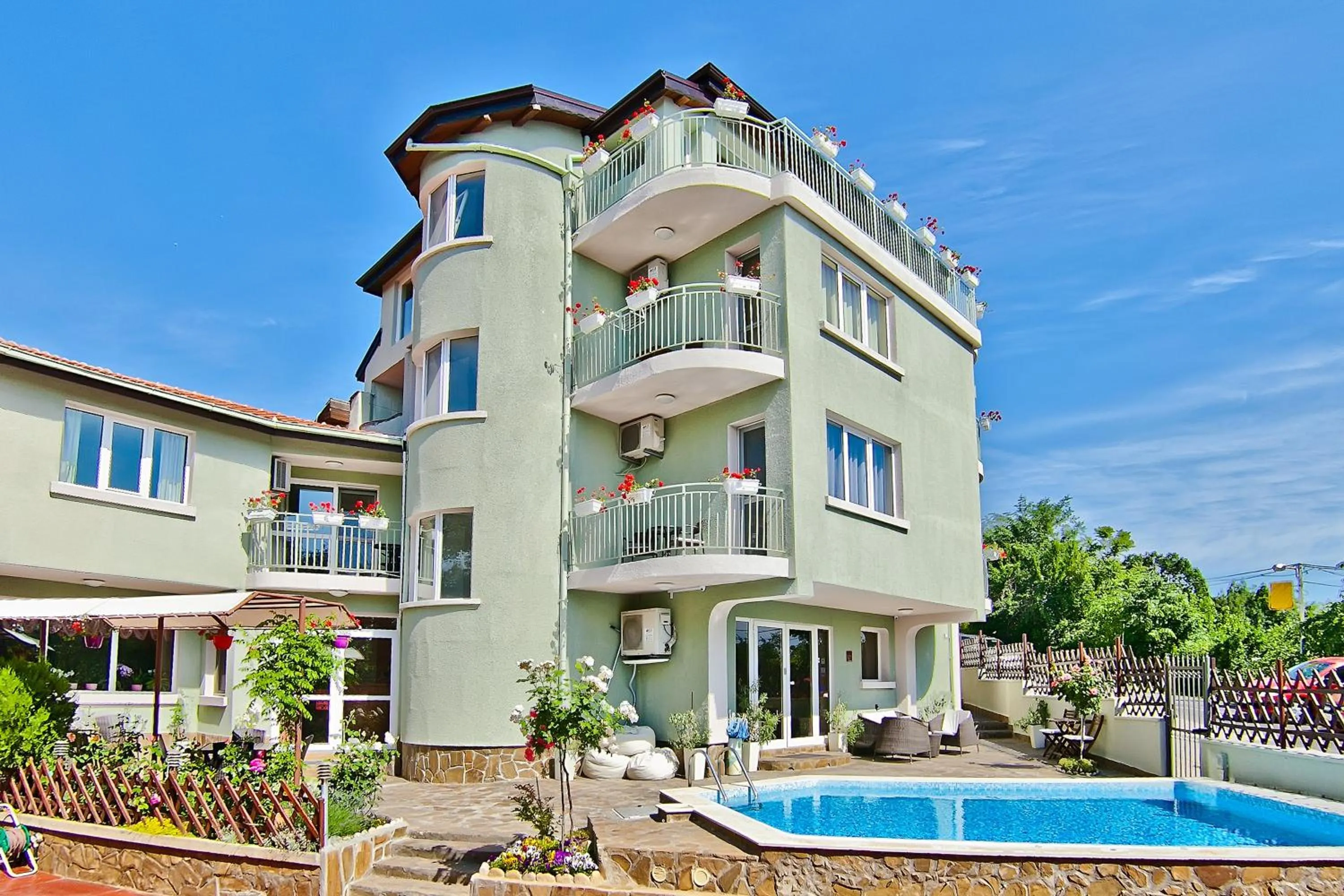 Property building in Hotel Amfora