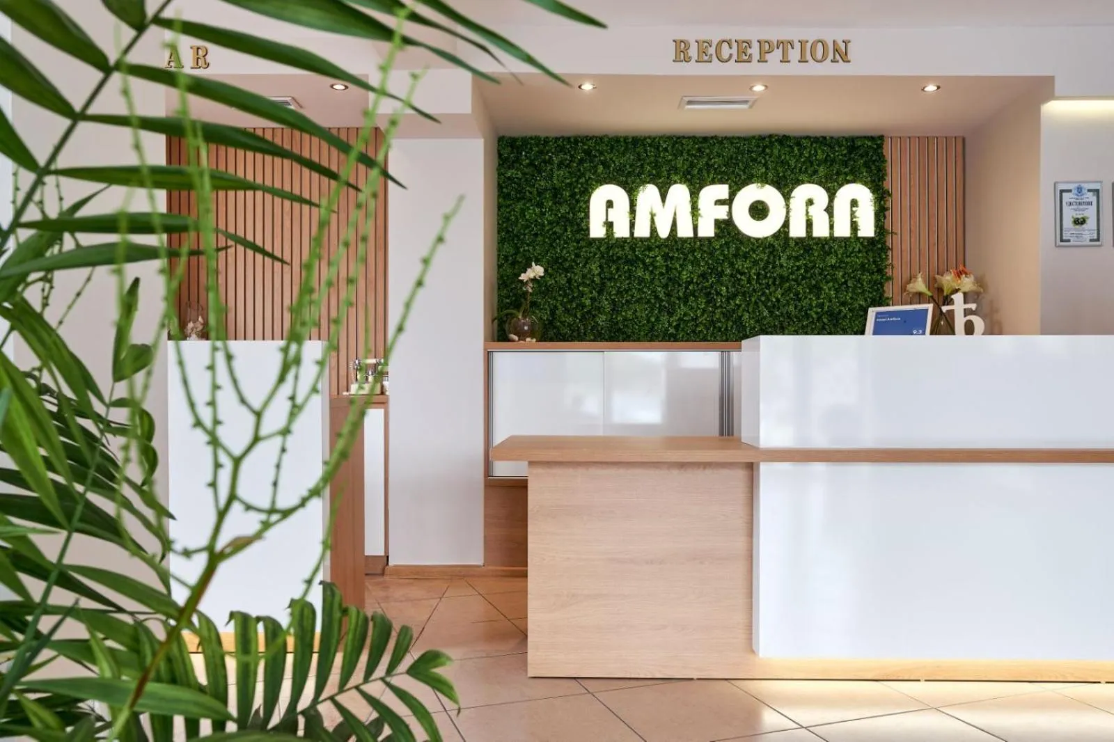 Property building in Hotel Amfora