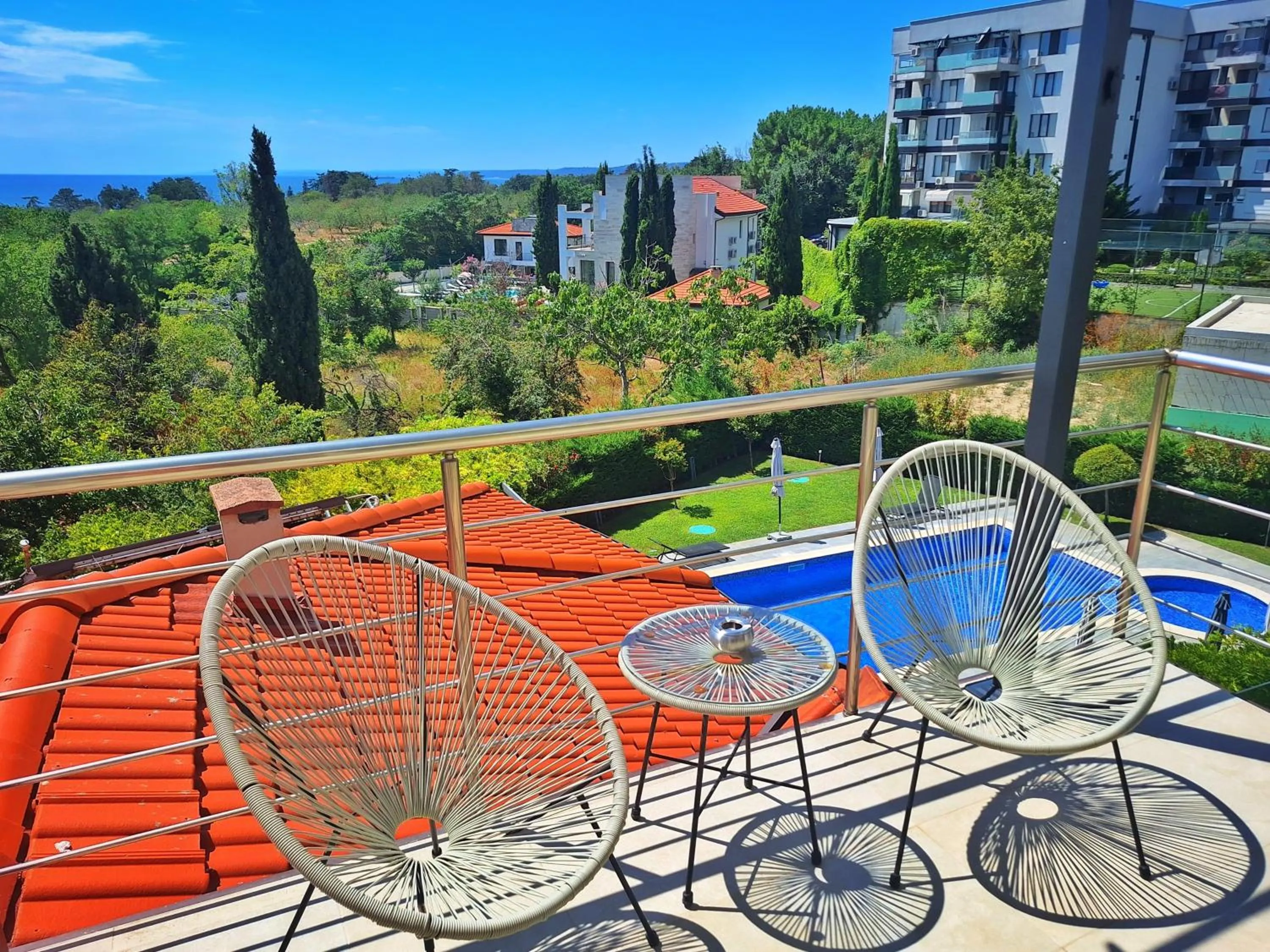 Patio in Hotel Amfora