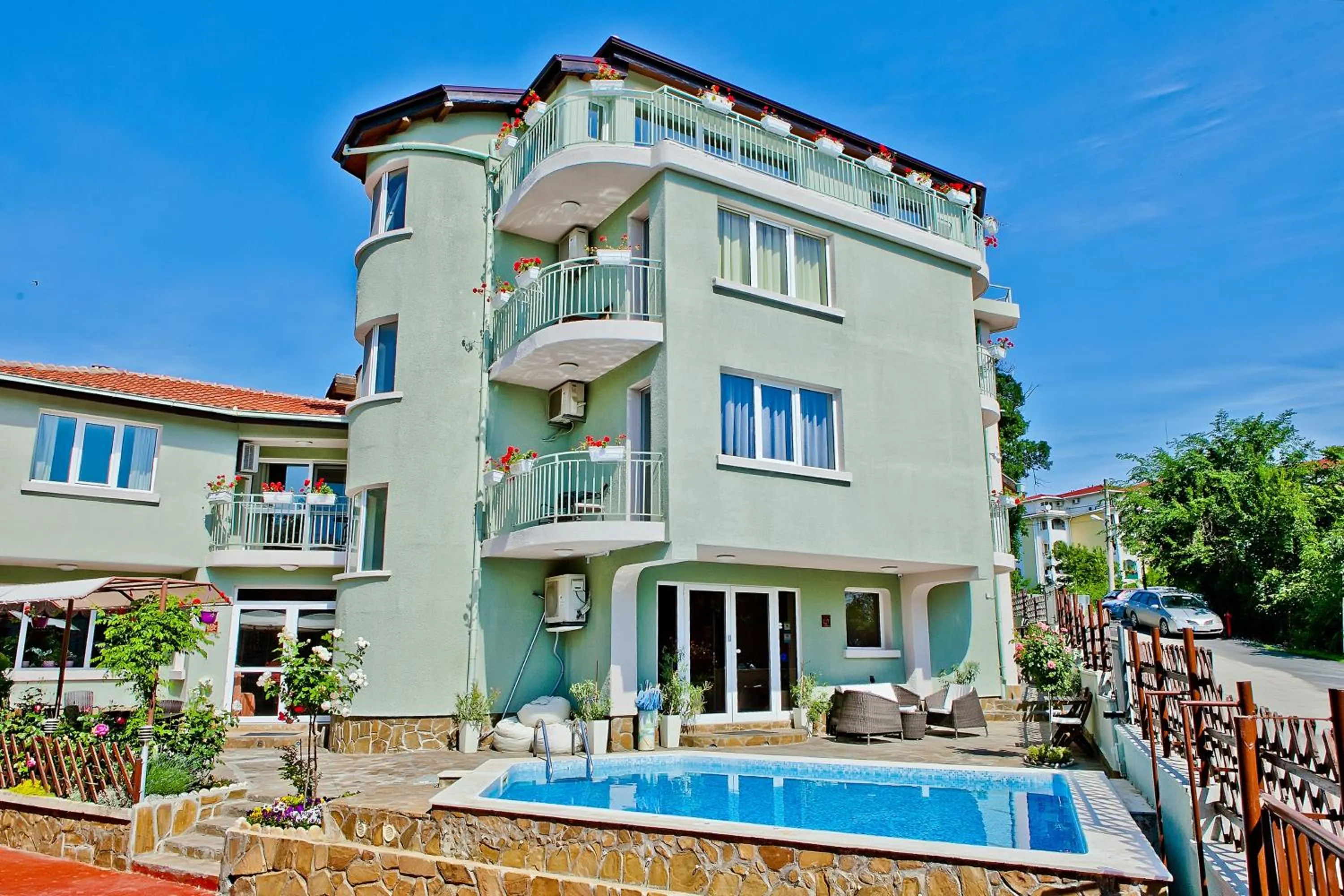 Property building in Hotel Amfora